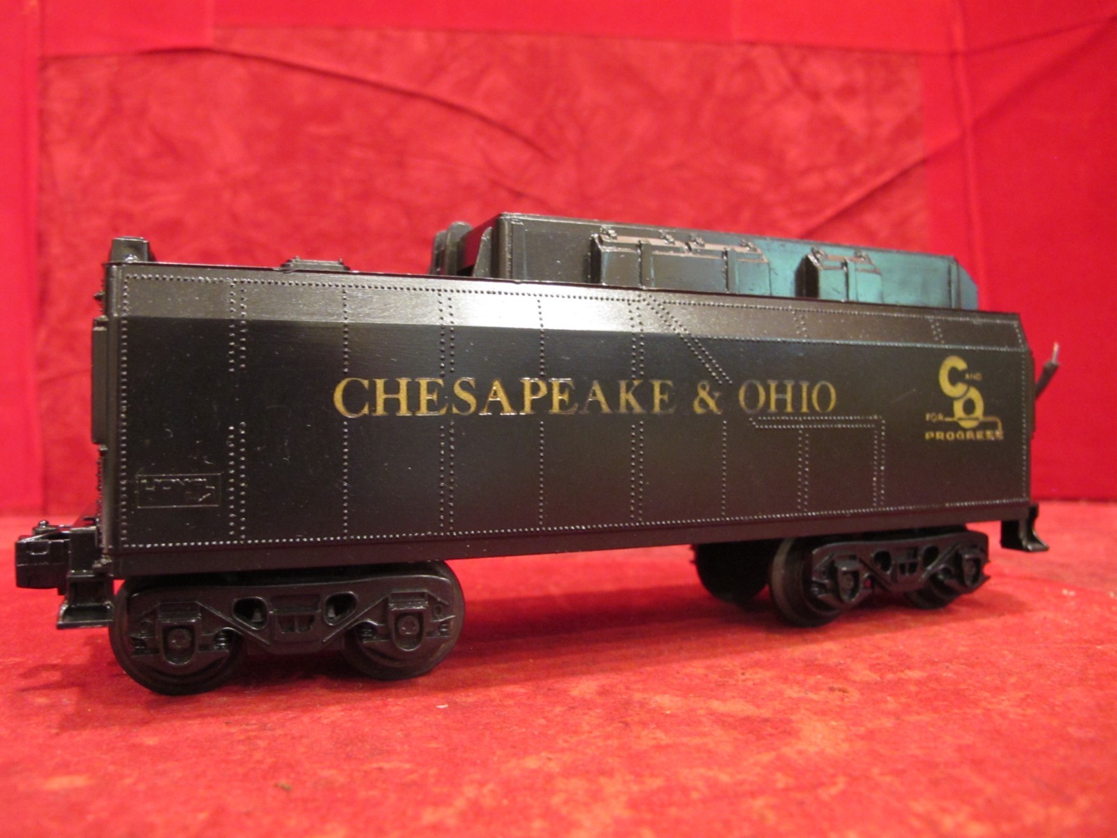 LIONEL CHESAPEAKE & OHIO O GAUGE sound COAL TENDER~ WORKS