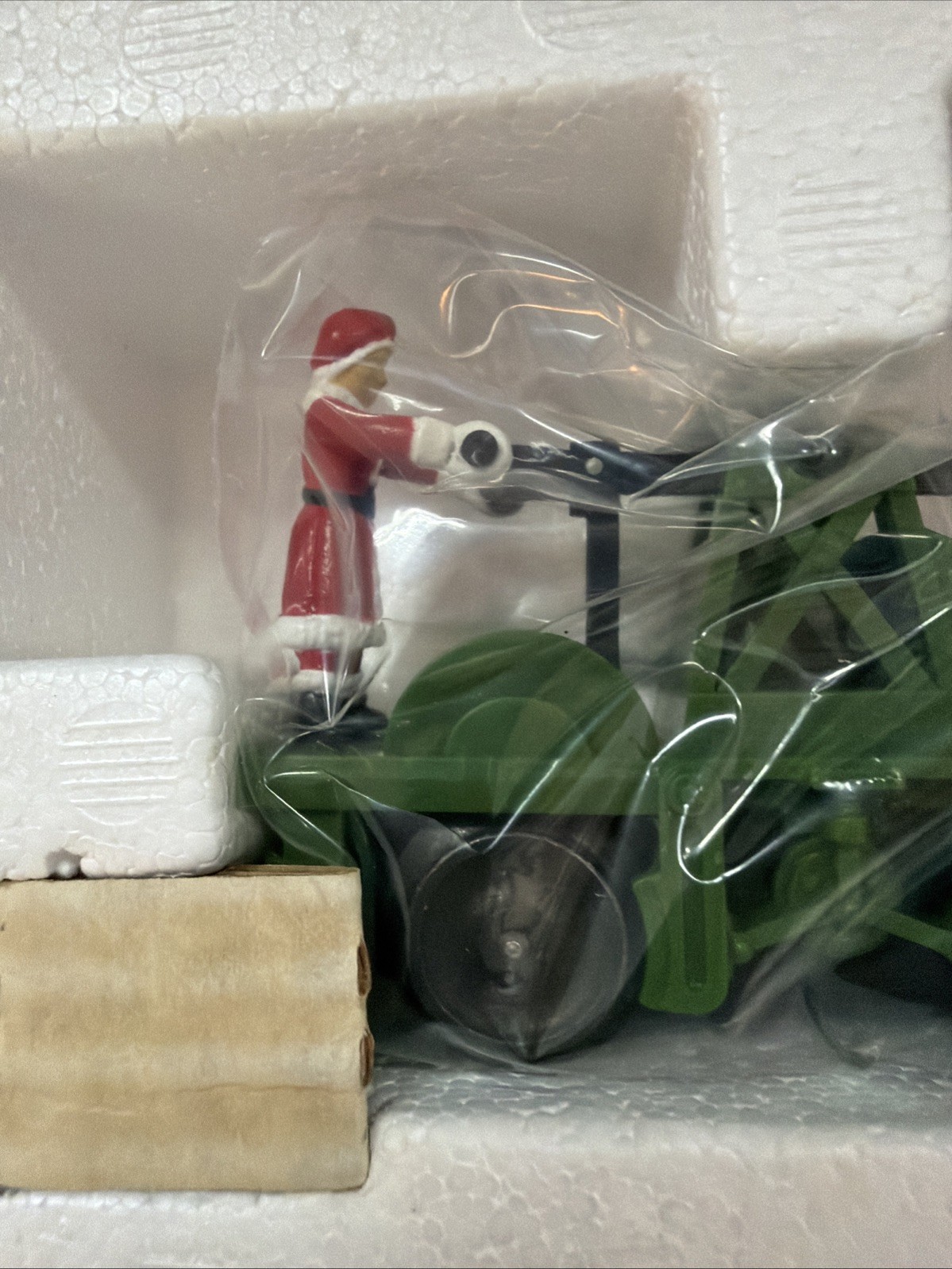 Lionel 6-18403 O Gauge Operating Santa Hand Car – Green New Old Stock