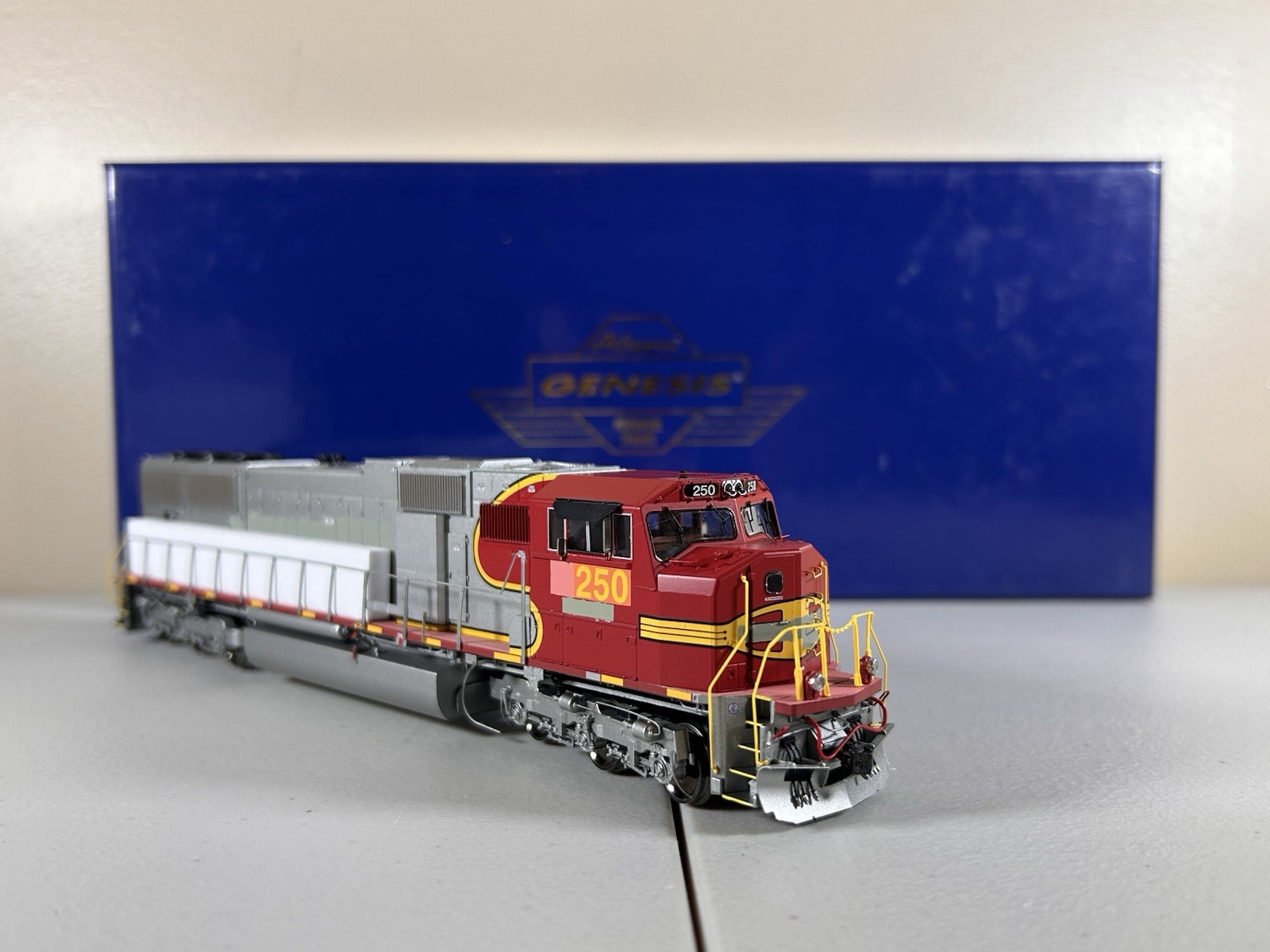 HO Athearn Genesis DCC Sound Progress Rail(Ex Santa Fe) SD75M #250