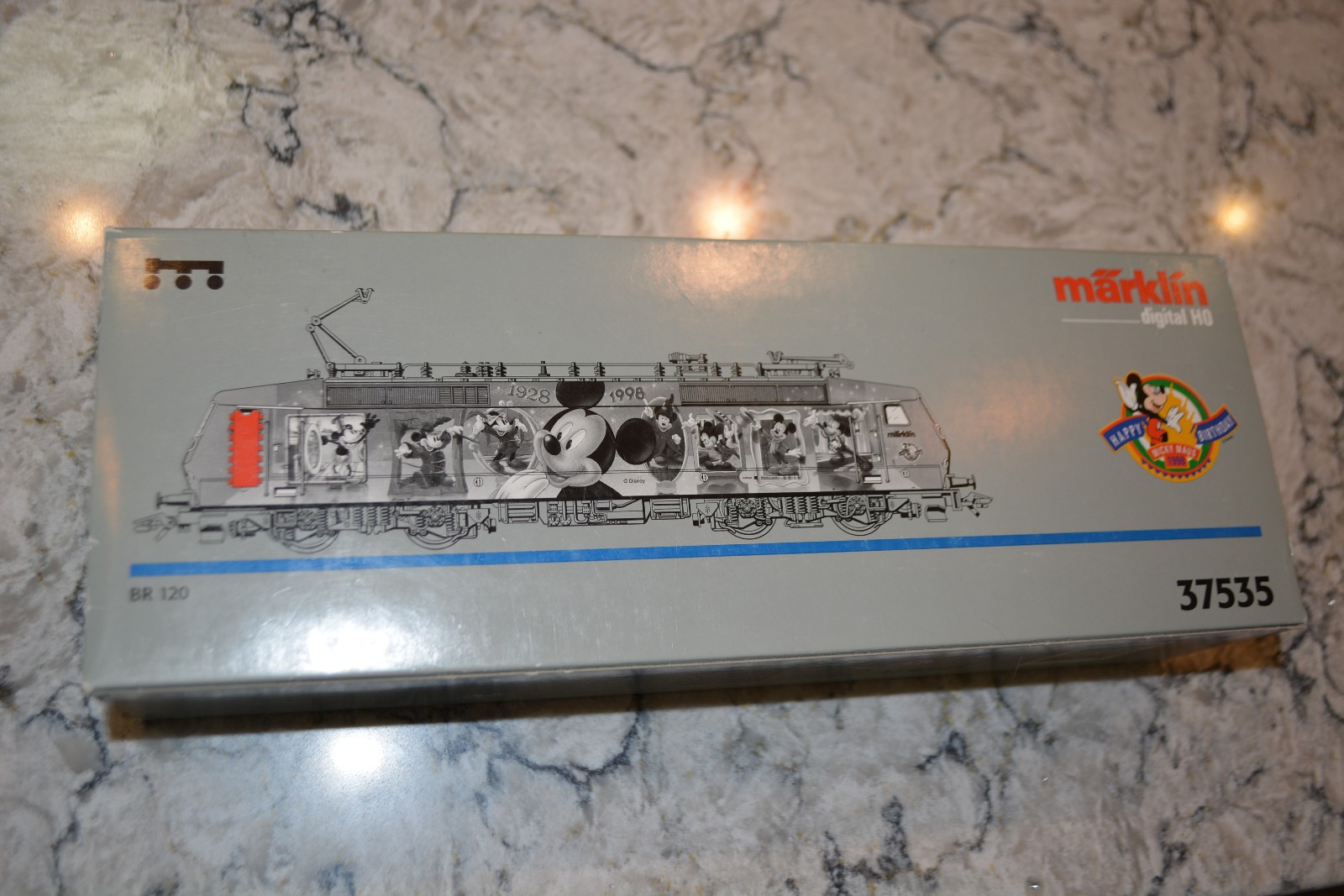 Marklin HO 37535 Special BR 120 Electric Loco in the Mickey Mouse Livery, NIB
