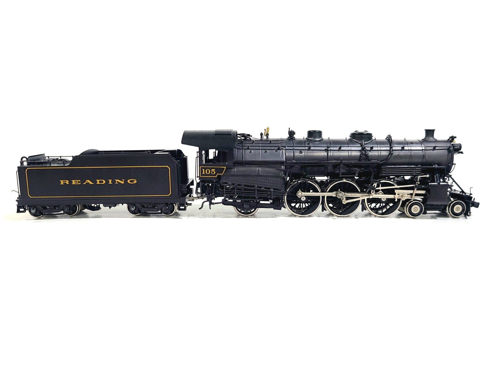 Overland OMI RDG G1Sa 4-6-2 Steam Reading Railroad #105 HO Brass Model #1565.1