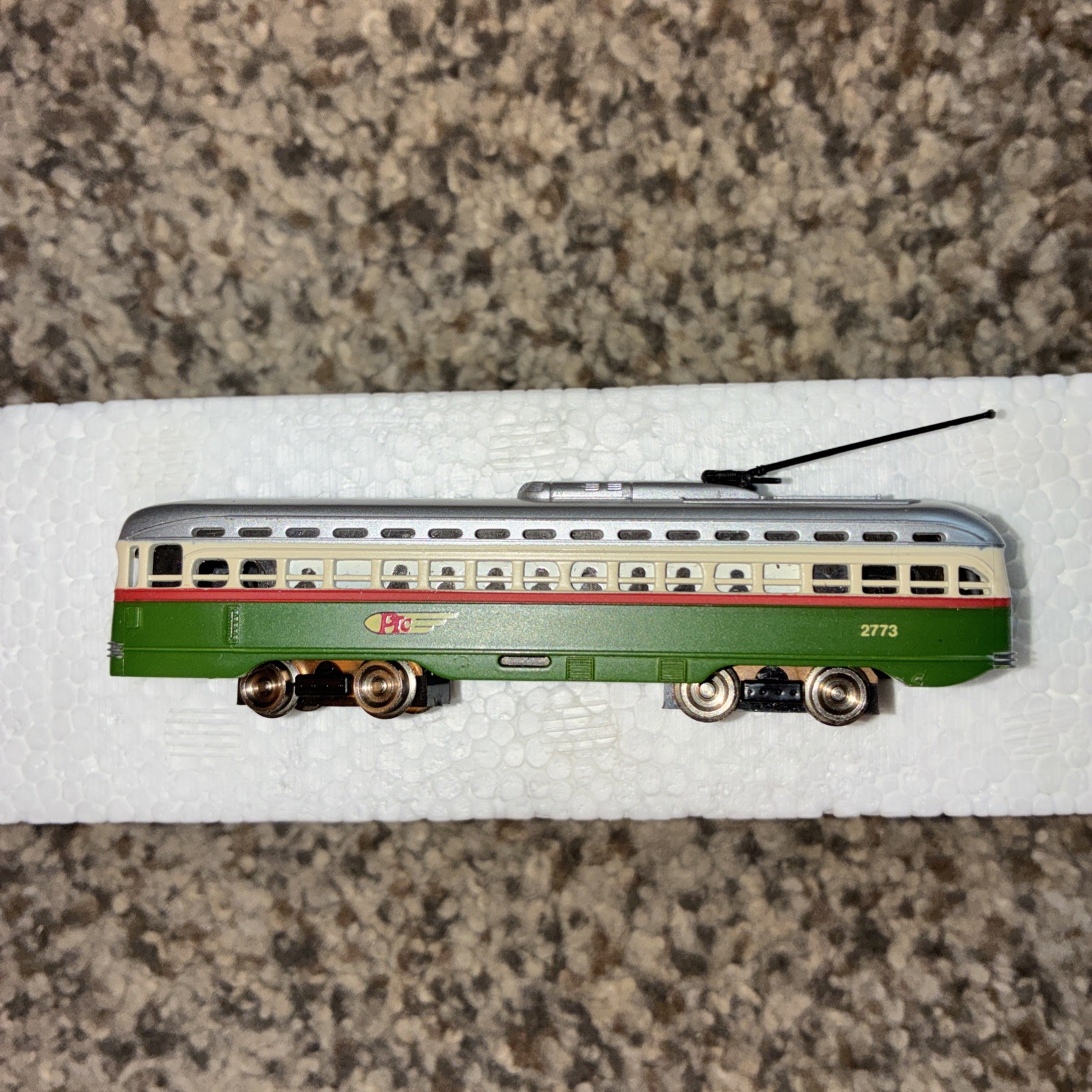 Bachmann N Scale PTC Streamline PCC Trolley Philadelphia Transit 2773 tested
