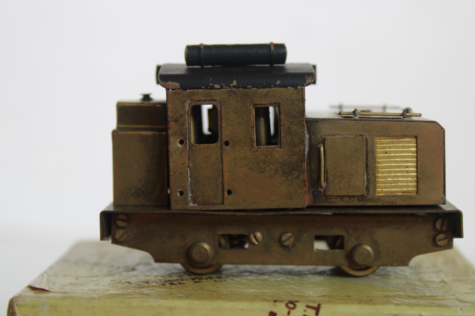 Vintage HO Brass Tetsudo Mokeisha Diesel Critter Industrial Switcher w/ Box