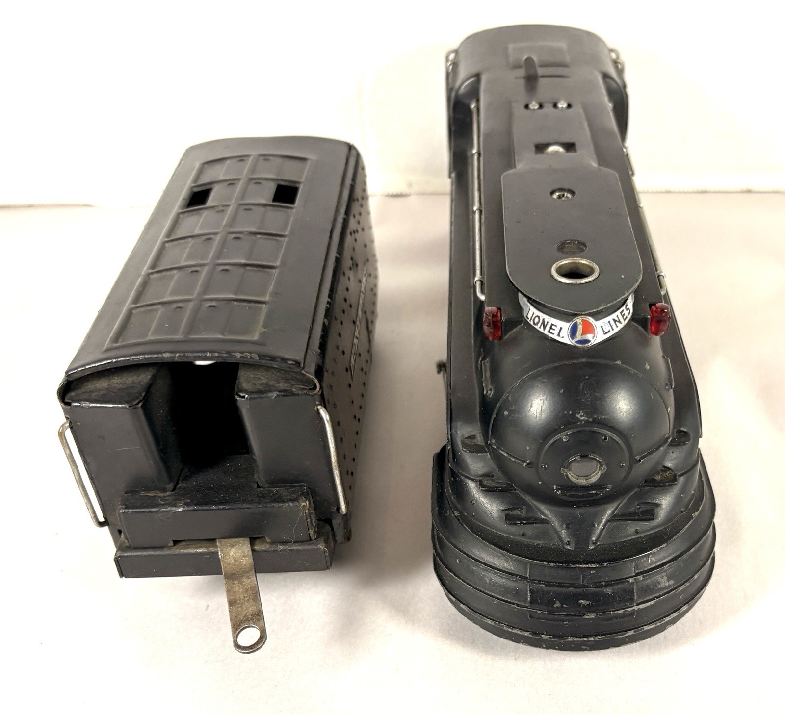 Lionel Prewar O Gauge Scarce Black 238 Torpedo Streamlined Steam Locomotive!