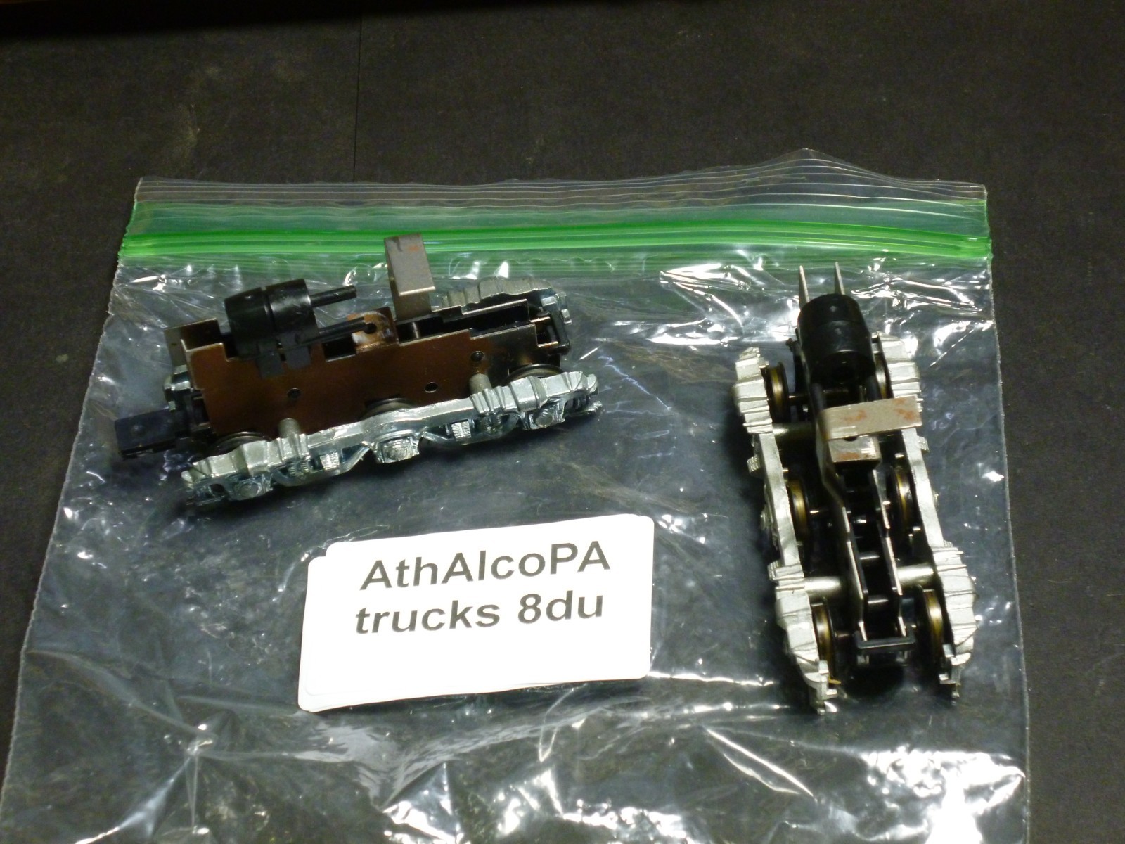 Ho Athearn Diesel locomotive Alco PA Dummy trucks pair