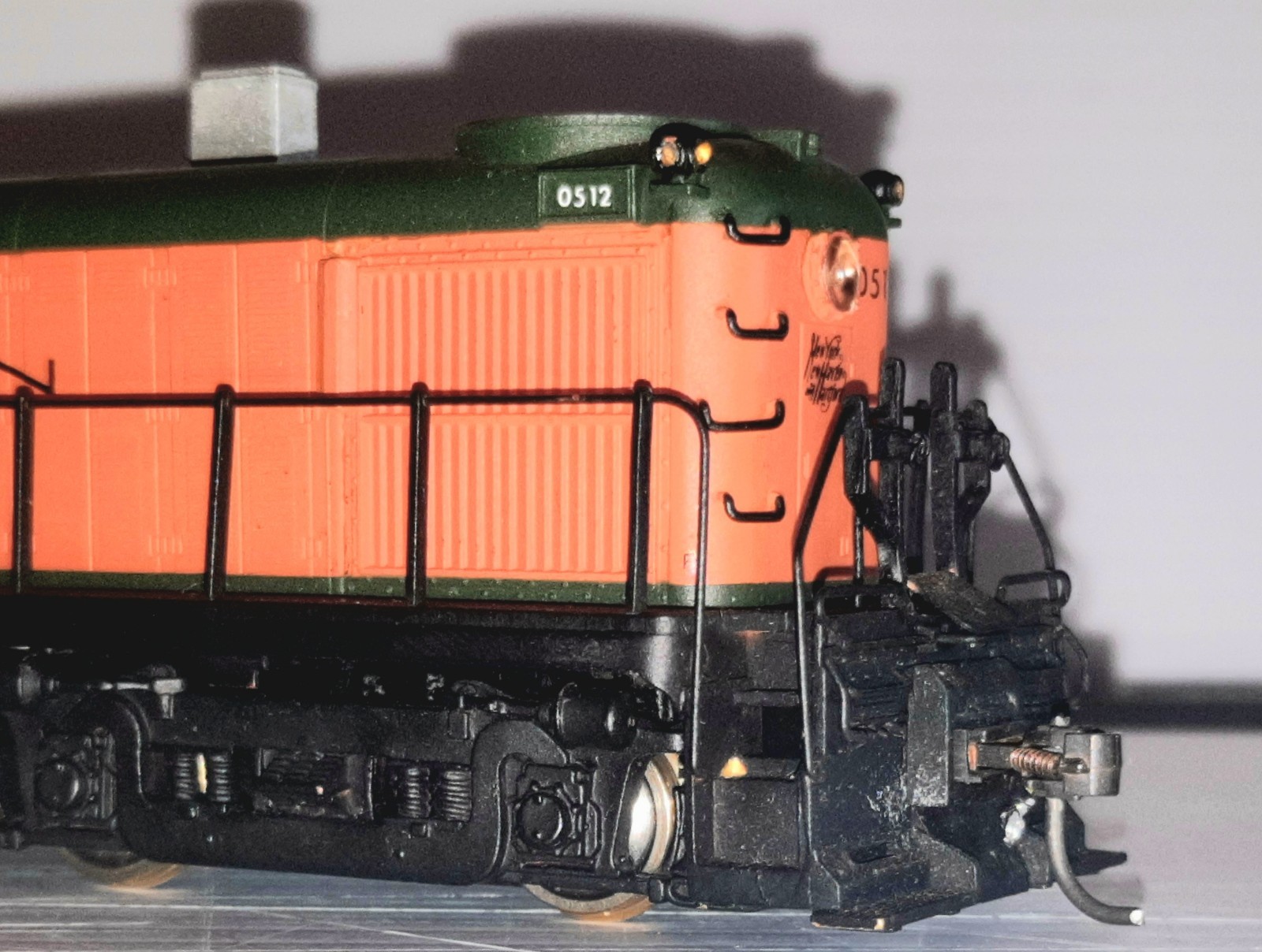 HO Alco Products Samhongsa Brass Custom Painted New Haven Railroad RS-2 #0512