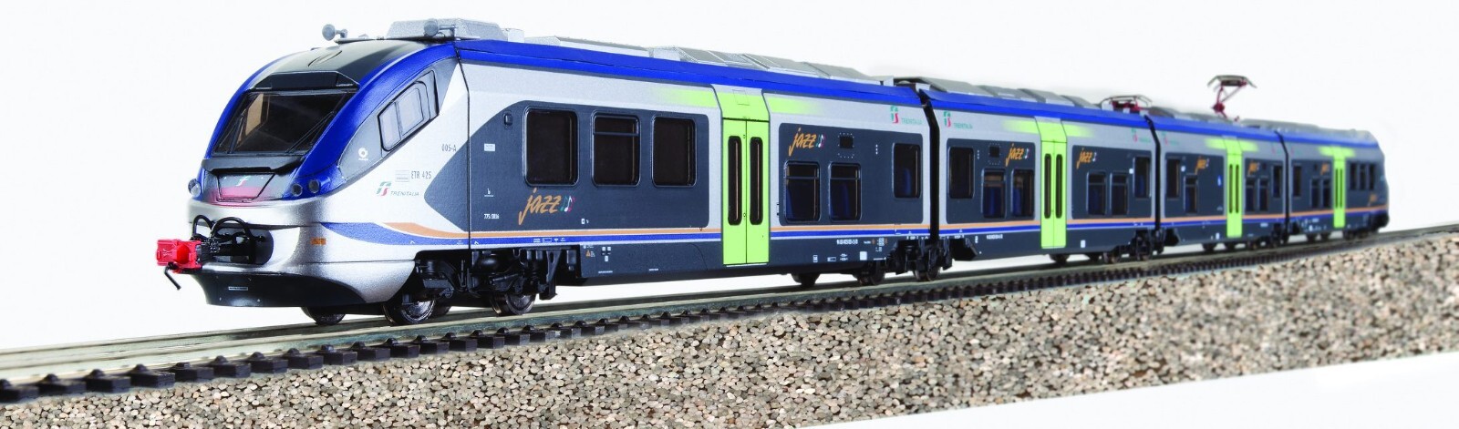 ViTrains 1765 FS Trenitalia 425 “Jazz” DTR Gray/Blue/Orange 4 Elements DCC SOUND