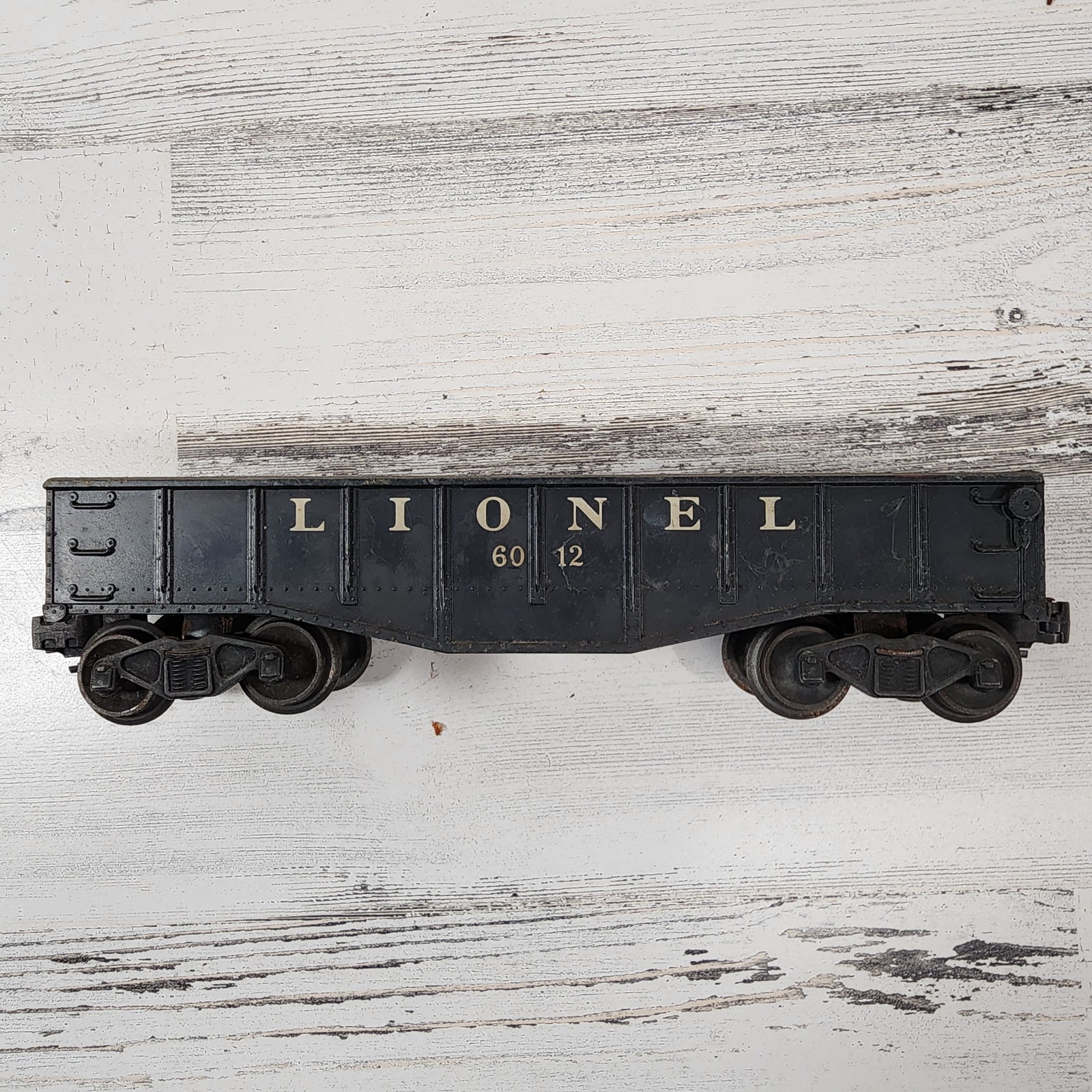 Lionel Gondola Train Car Lot 4 NYC 6462 6012 Black Green Vintage