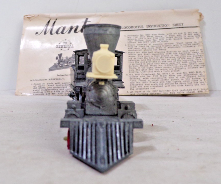 Mantua HO Scale The General Steam 4-4-0 Locomotive W/Tender – Read Below – LT