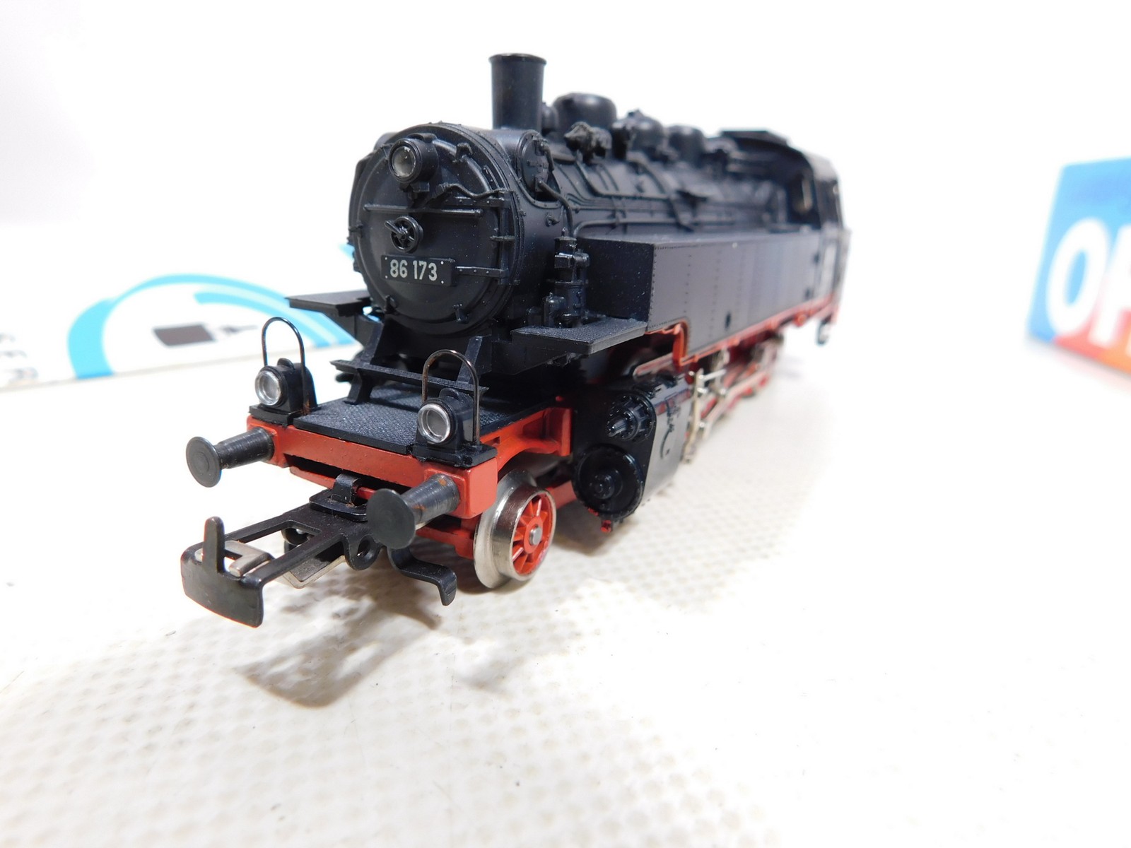 Märklin H0 AC 3096 Tender Steam Locomotive 86 173 DB Federal Telex Box #EF896-1