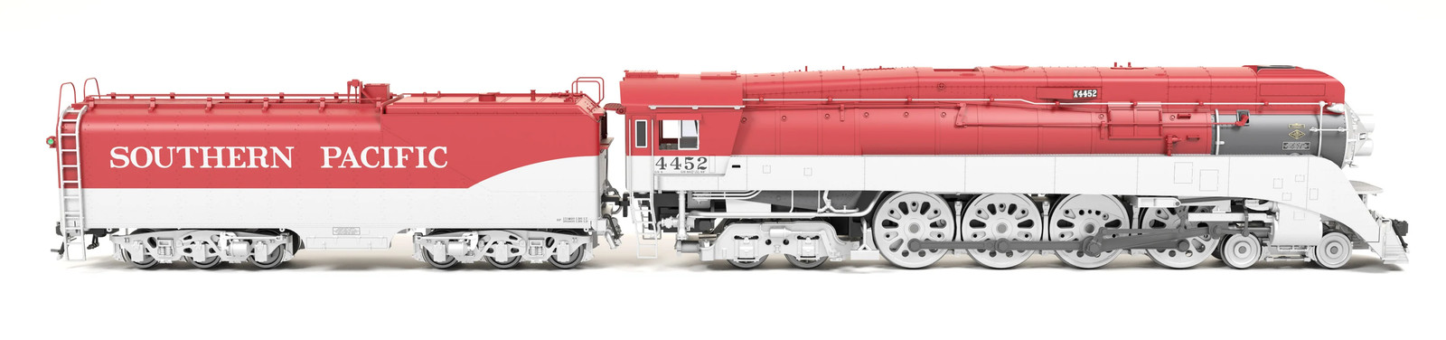 Broadway Limited 9846 HO SP GS-4 Steam Locomotive Sound/DC/DCC, Smoke #4452