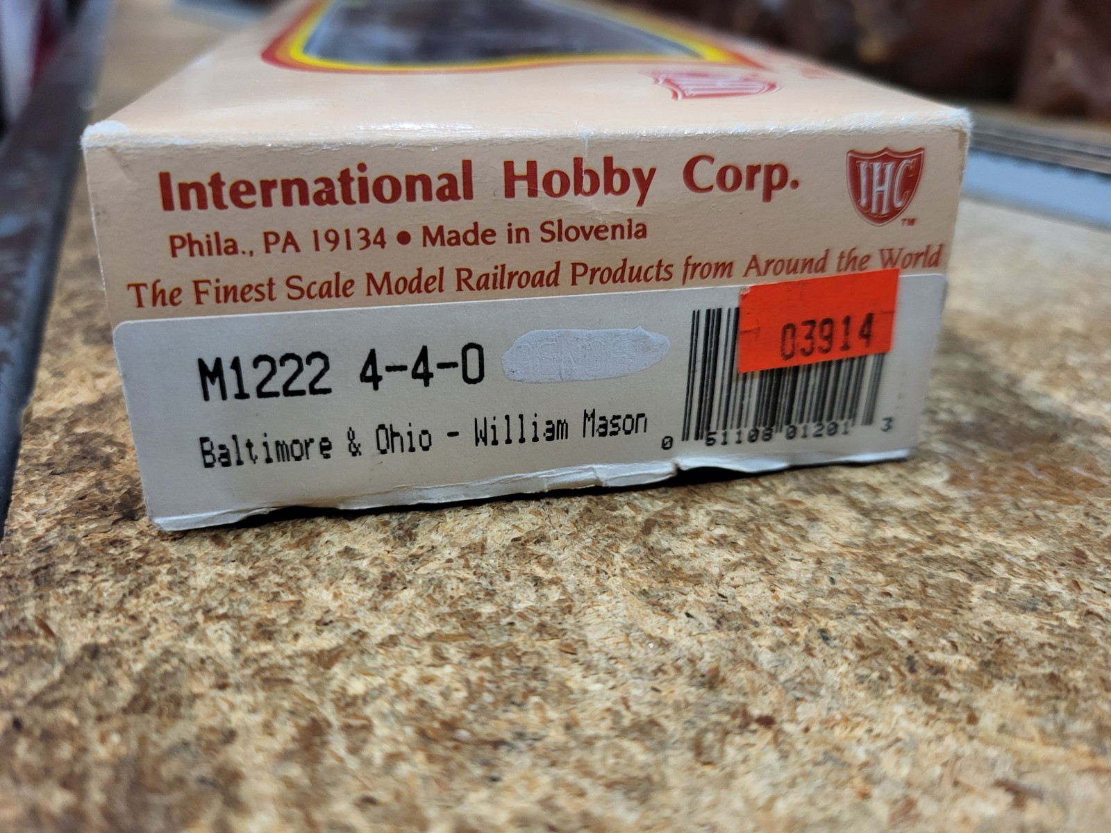 IHC M1222 HO Scale 4-4-0 William Mason, Balitomore & Ohio, $7/$3/$15 Ship