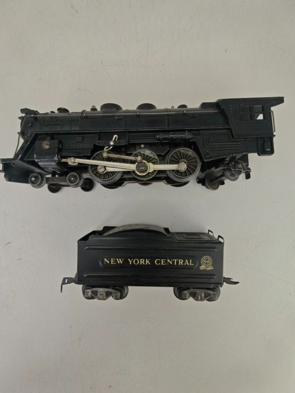Marx meteor New York Central Train Set 4 Cars Track Transformer Tested READ