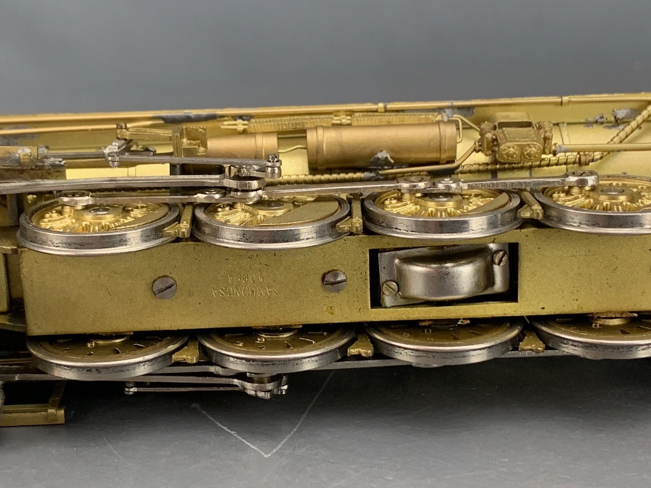 HO Key Brass D&RGW M-68 4-8-4 Northern Steam Locomotive HO7578