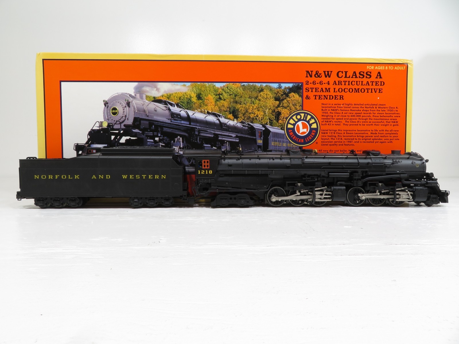 Lionel 6-28052 N&W Class A 2-6-6-4 Steam Locomotive LN