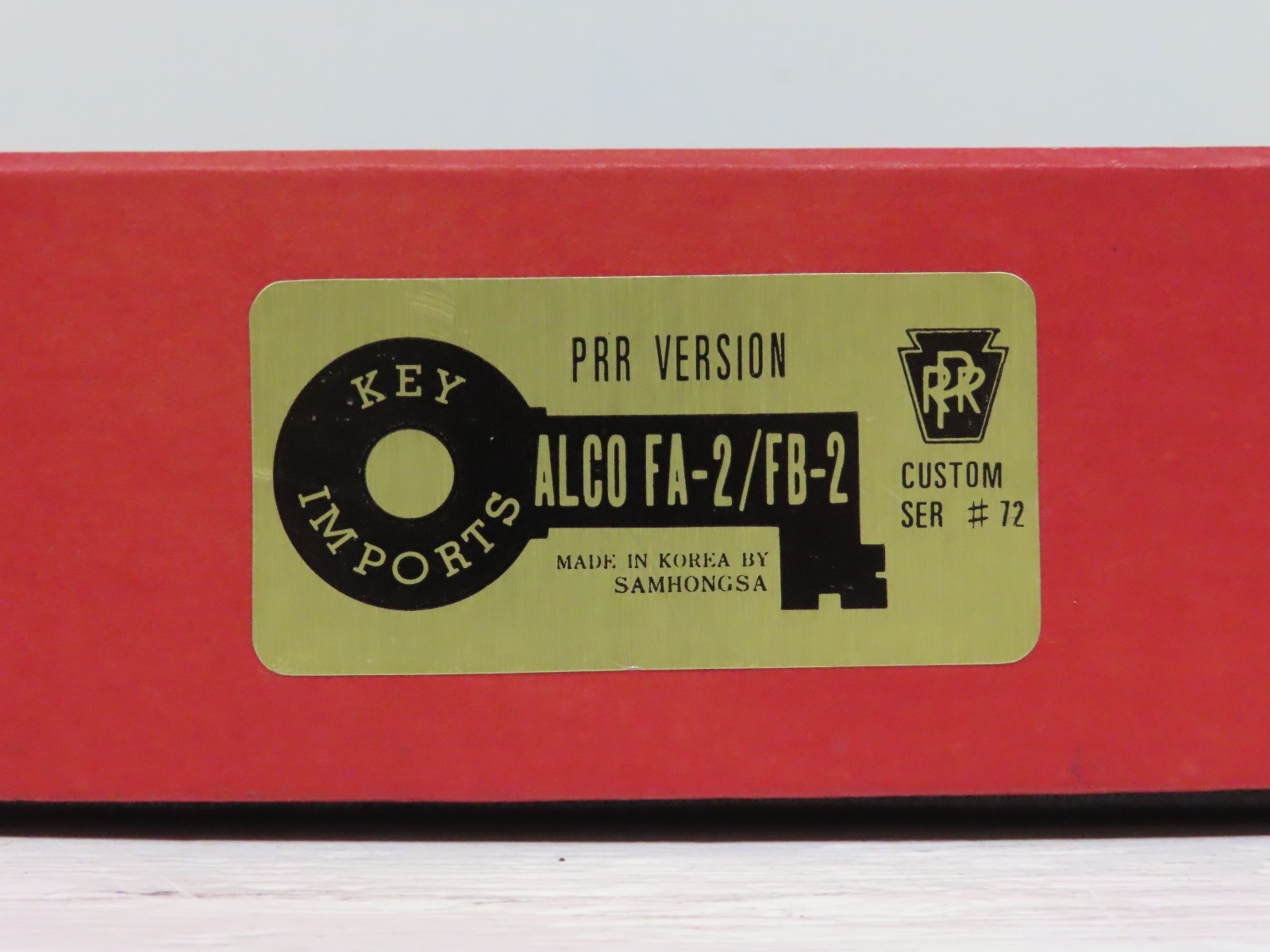 Key Imports HO Brass PRR Alco FA-2/FB-2 Factory Painted NIB 12813