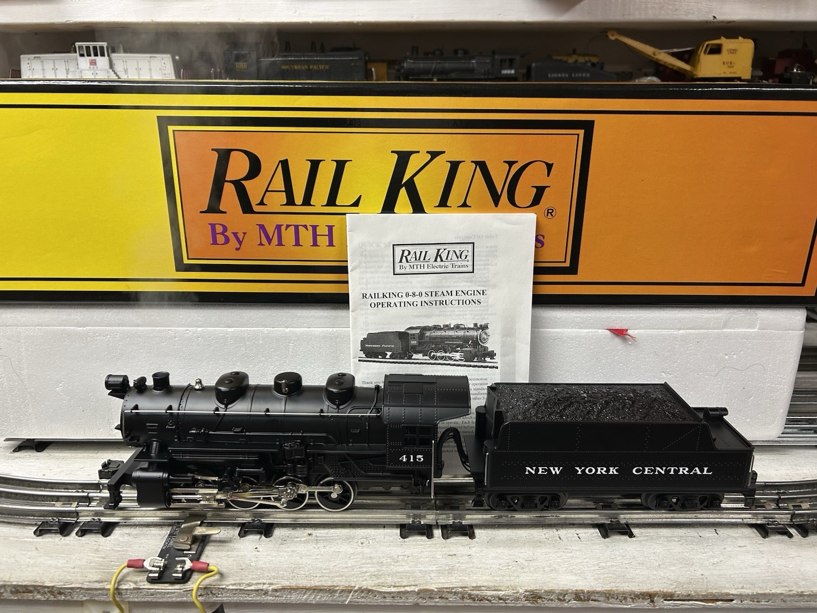 MTH RK NYC Switcher & Tender PS-1 BCR See Full Description