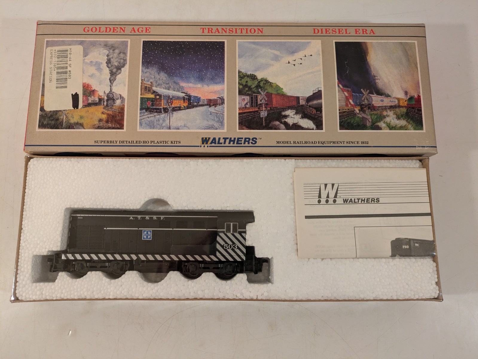 HO FM H12-44 ATSF Atchison Topeka & Santa Fe DC NIB NOS # 932-1305
