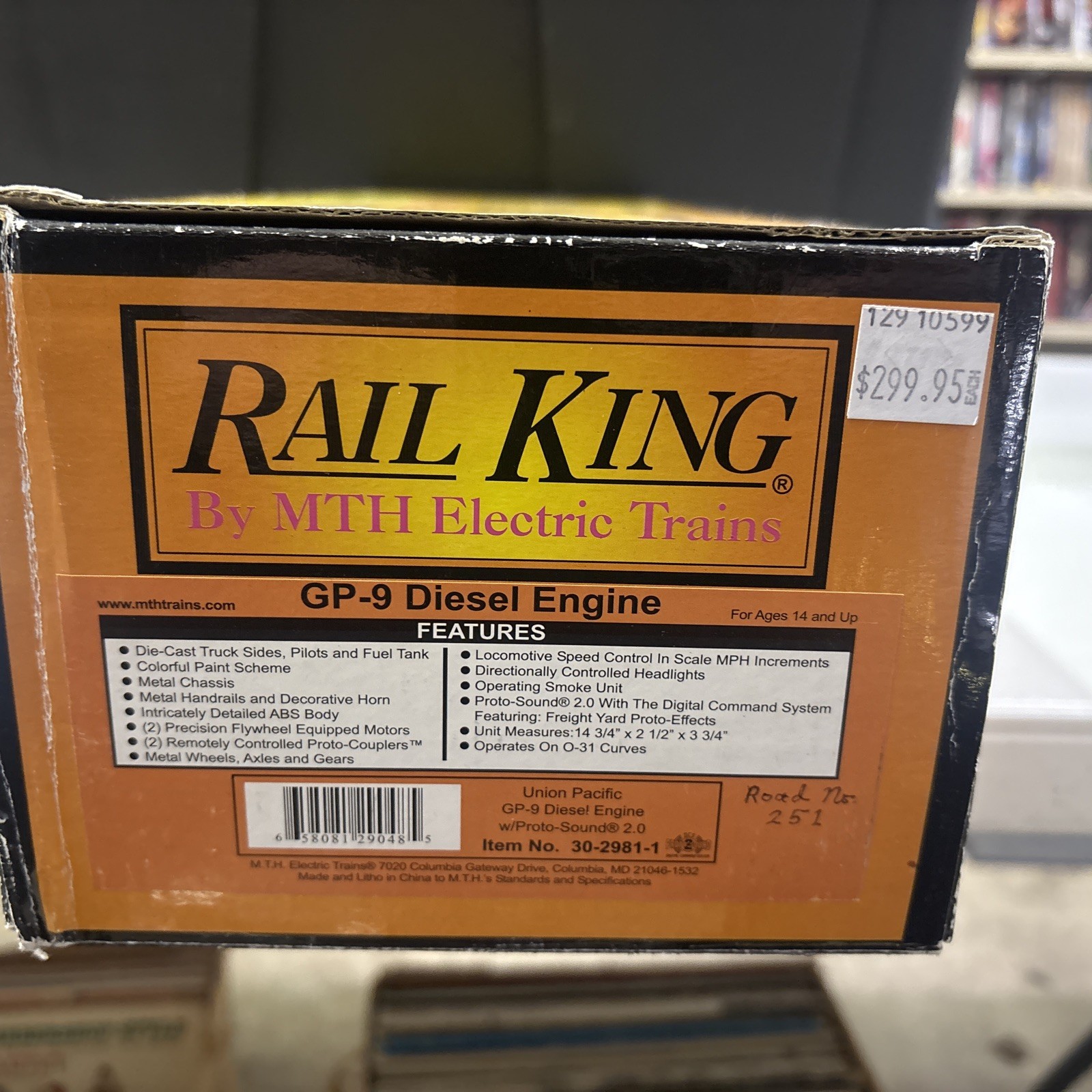 MTH RAIL KING 30-2981-1 DIESEL NEVER USED IN BOX PROTO ROAD NO 251