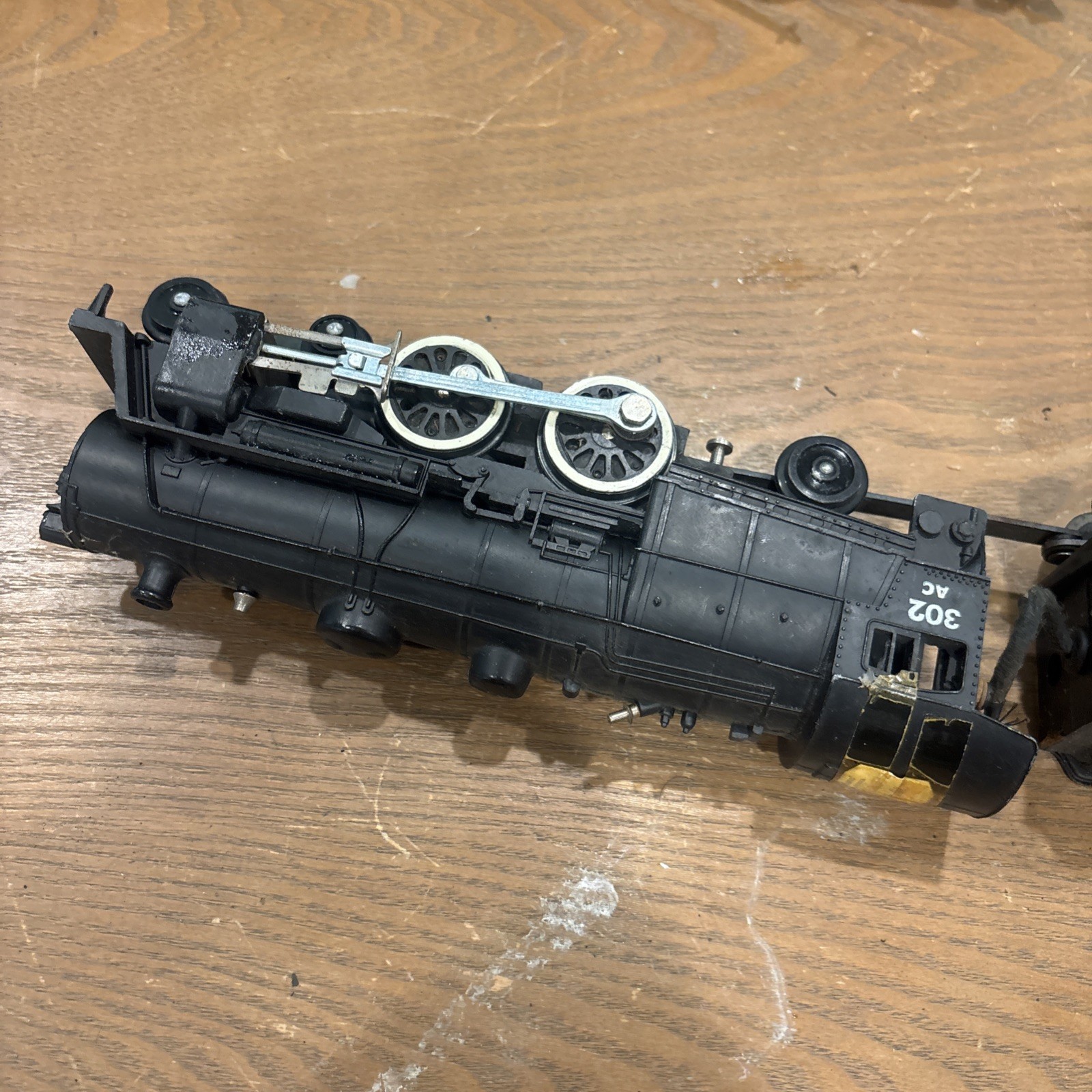 American Flyer 302 AC 4-4-2 Steam Locomotive Reading Lines Untested