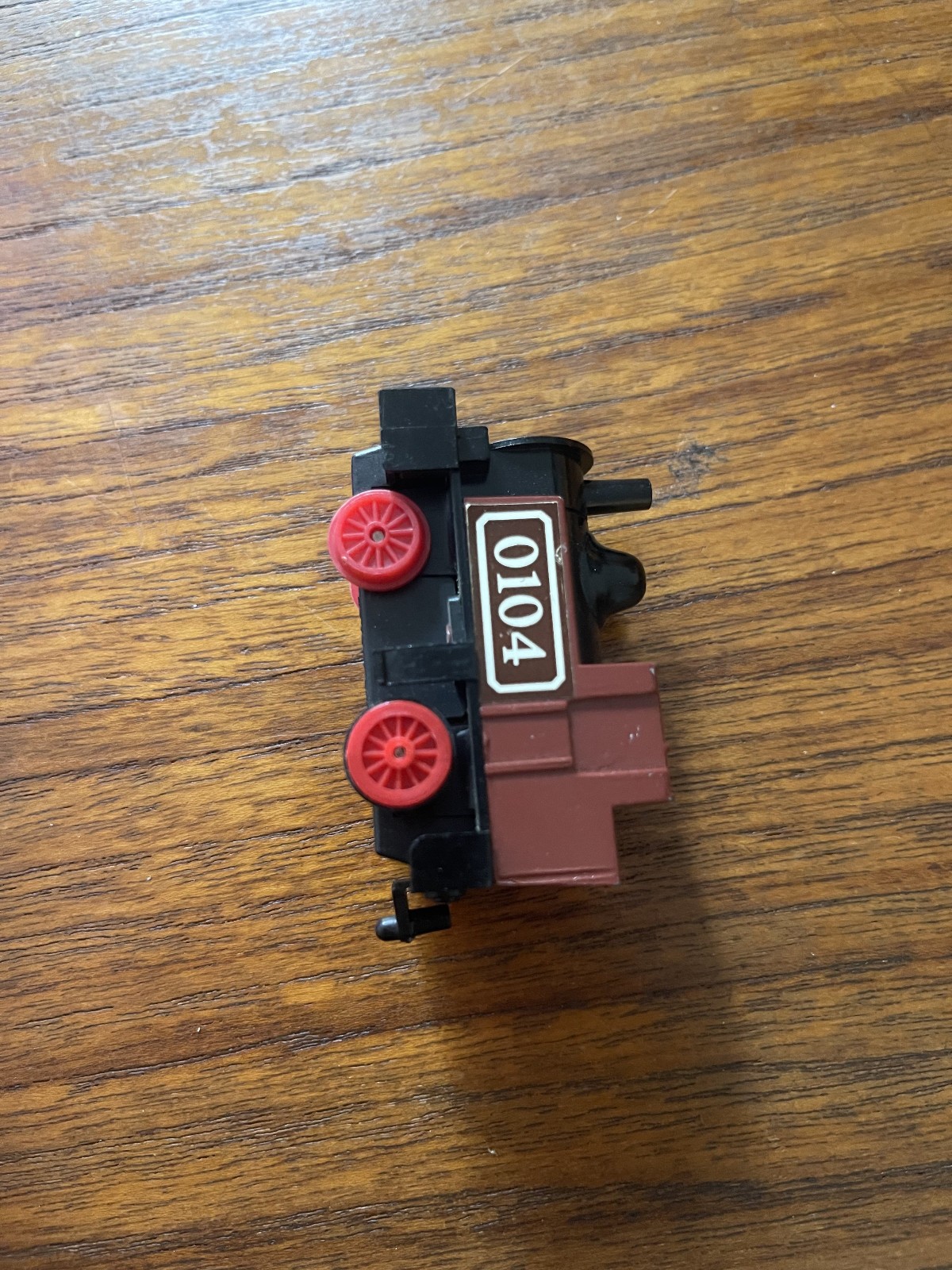 [VINTAGE] Train Steam Locomotive Engine No.0104 Pull-Back Toy (made in China)