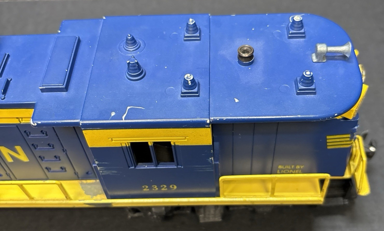 1958 Vintage Lionel Trains The Virginian E-33 O-Gauge Locomotive 2329 Metal Body