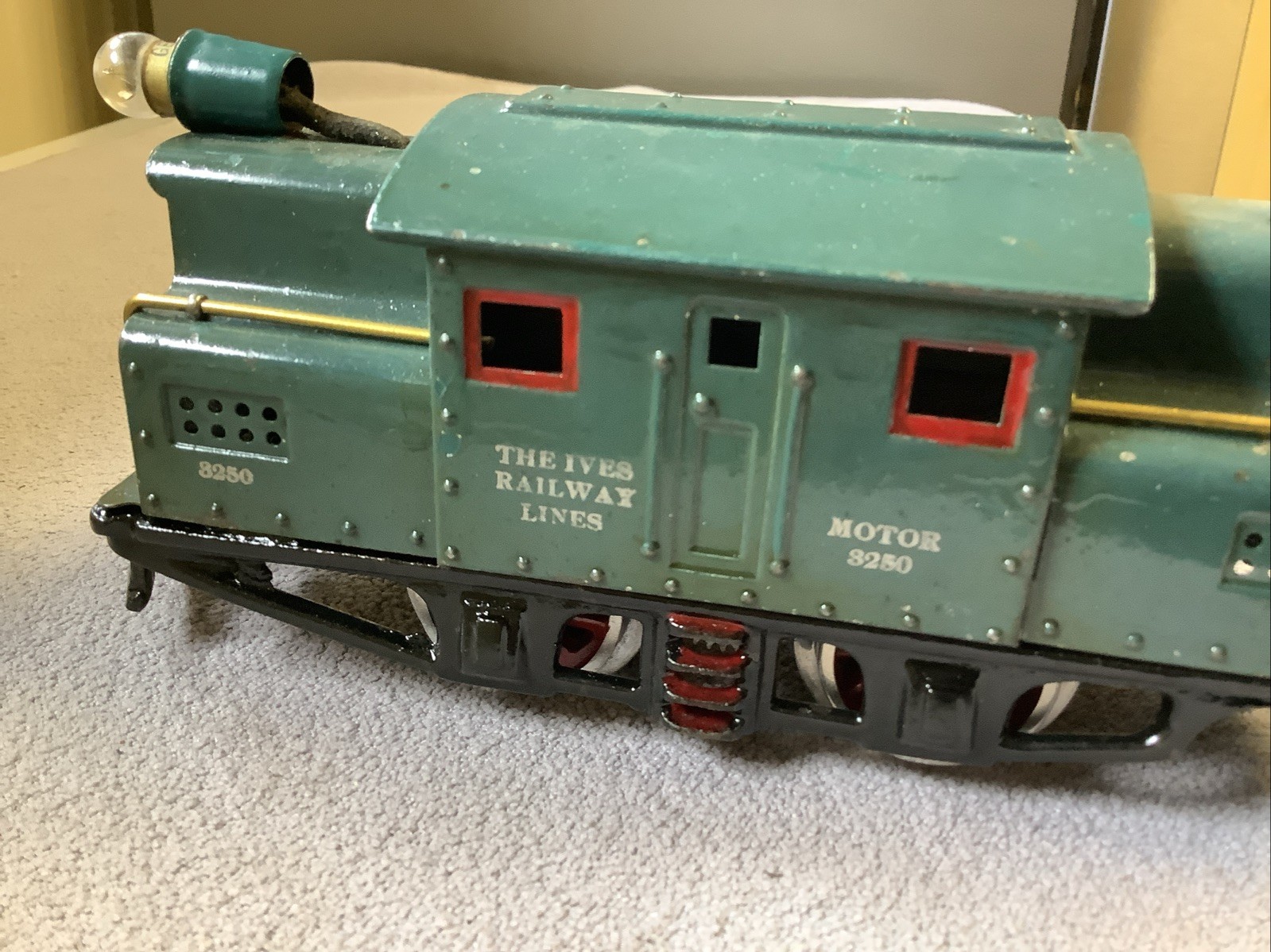 Ives Railway Lines # 3250 O Gauge Locomotive Engine Used Runs