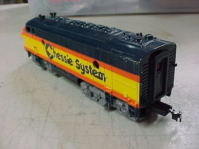 Vintage TYCO/Mantua Alco C&O Chessie System F9 #4015 diesel engine tested runs