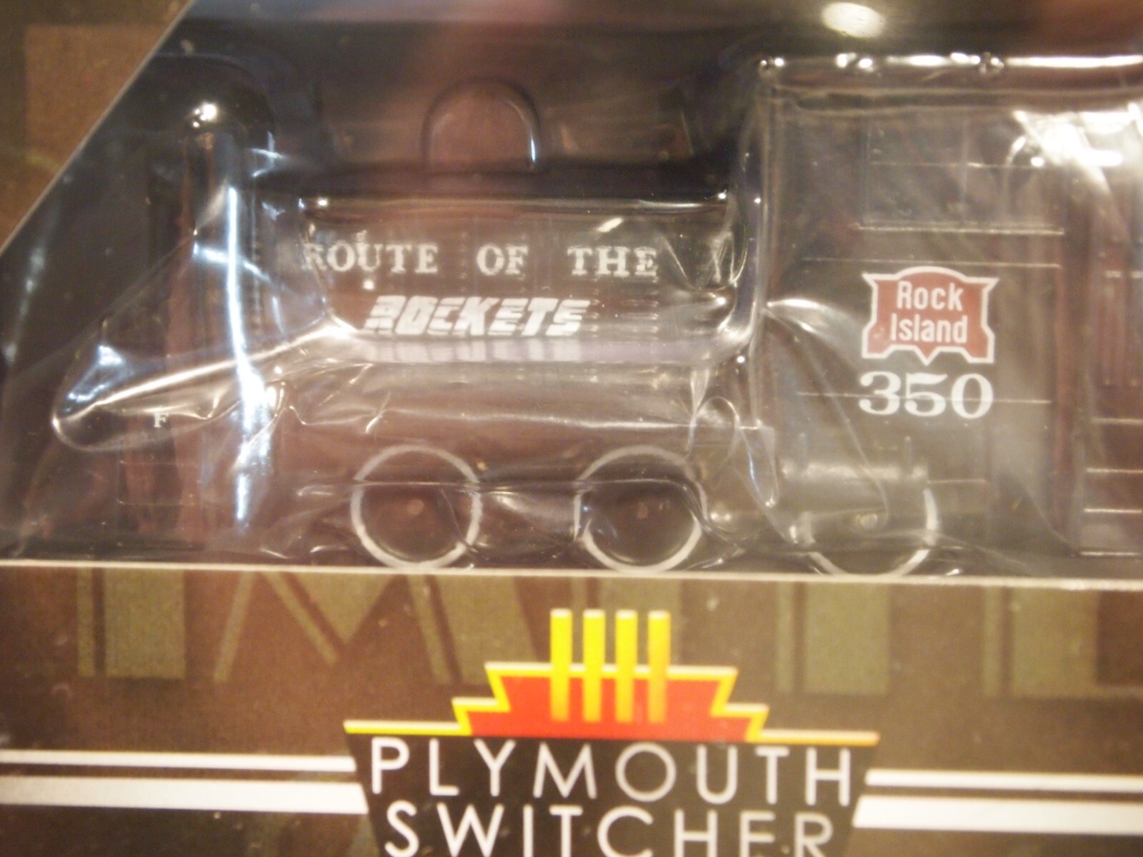 BROADWAY LIMITED 6078 H.O. PLYMOUTH INDL. SWITCHER ROCK ISLAND #350 DC/DCC