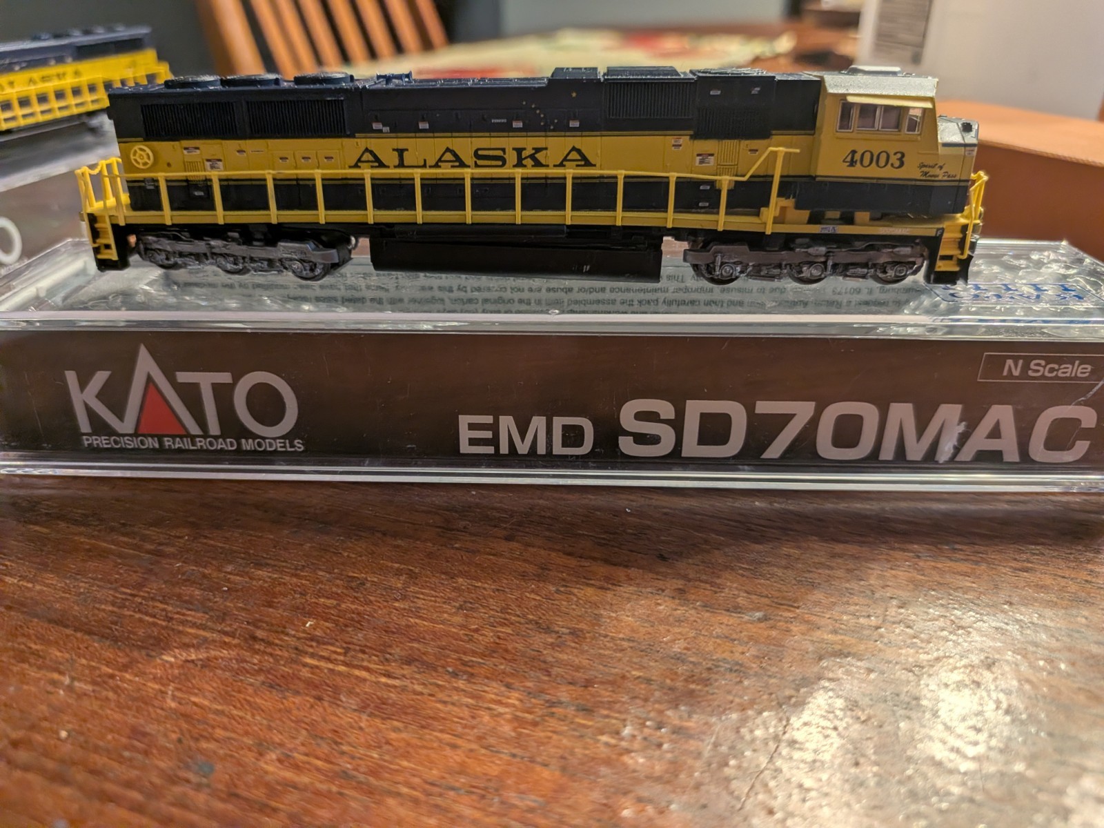 ALASKA RR SD70MAC 4003 Kato N Scale 176-6410-S ESU LokSound DCC Decoder