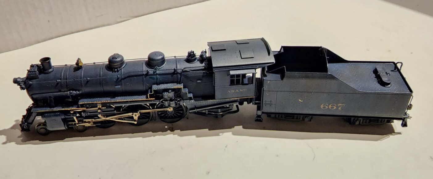 Westside Model Company HO J-1 Pacific 4-6-2 Locomotive Wabas #667