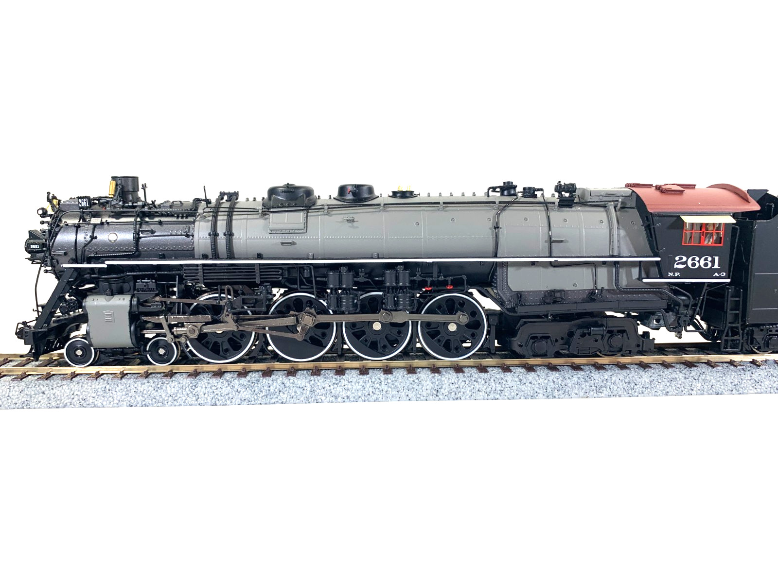 HO Broadway Limited Hybrid 4921 NP A-3 4-8-4 #2661 , DC/DCC Paragon 3 Sound+