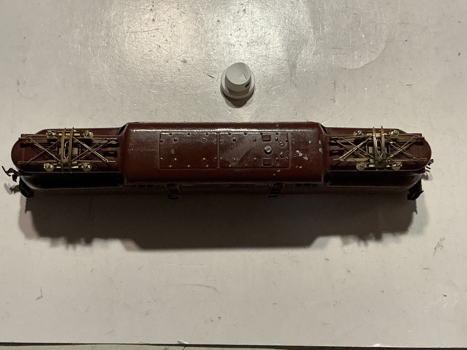 Penn Line. HO. GG1 : 1:87, Tuscan RED. late 1950’s. runs good