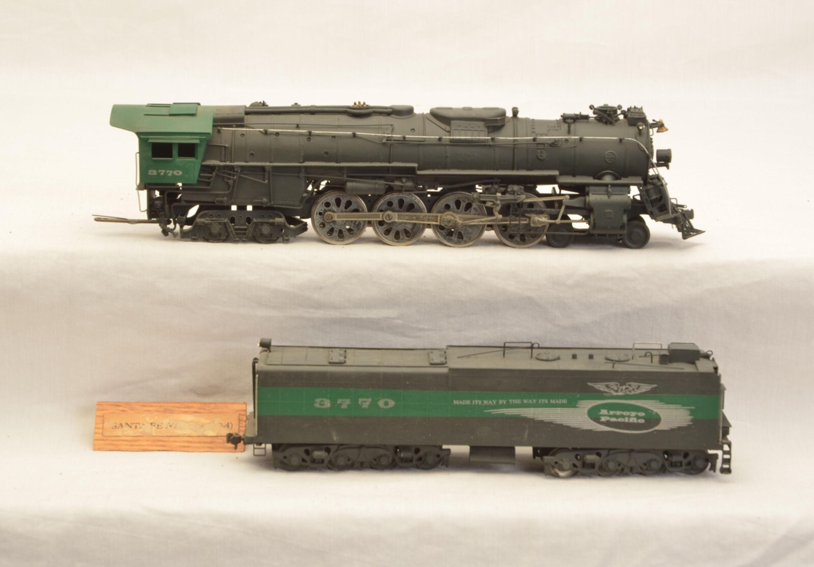 PFM Arroyo Pacific 3770 HO Scale Brass Northern Steam Locomotive and Tender