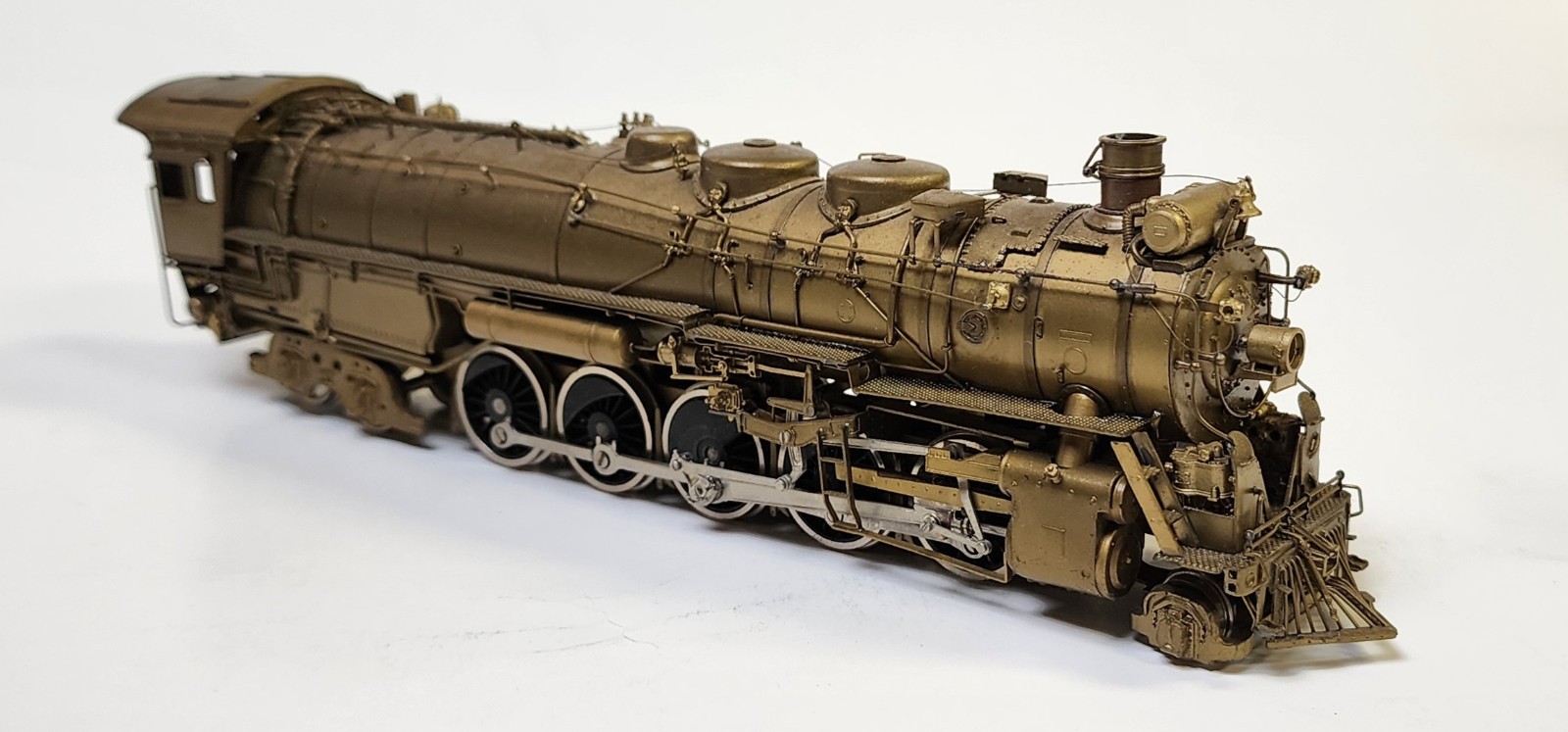 Santa Fe 2-10-4 5000 Series “Madam Queen” Steam Locomotive & Tender Brass HO