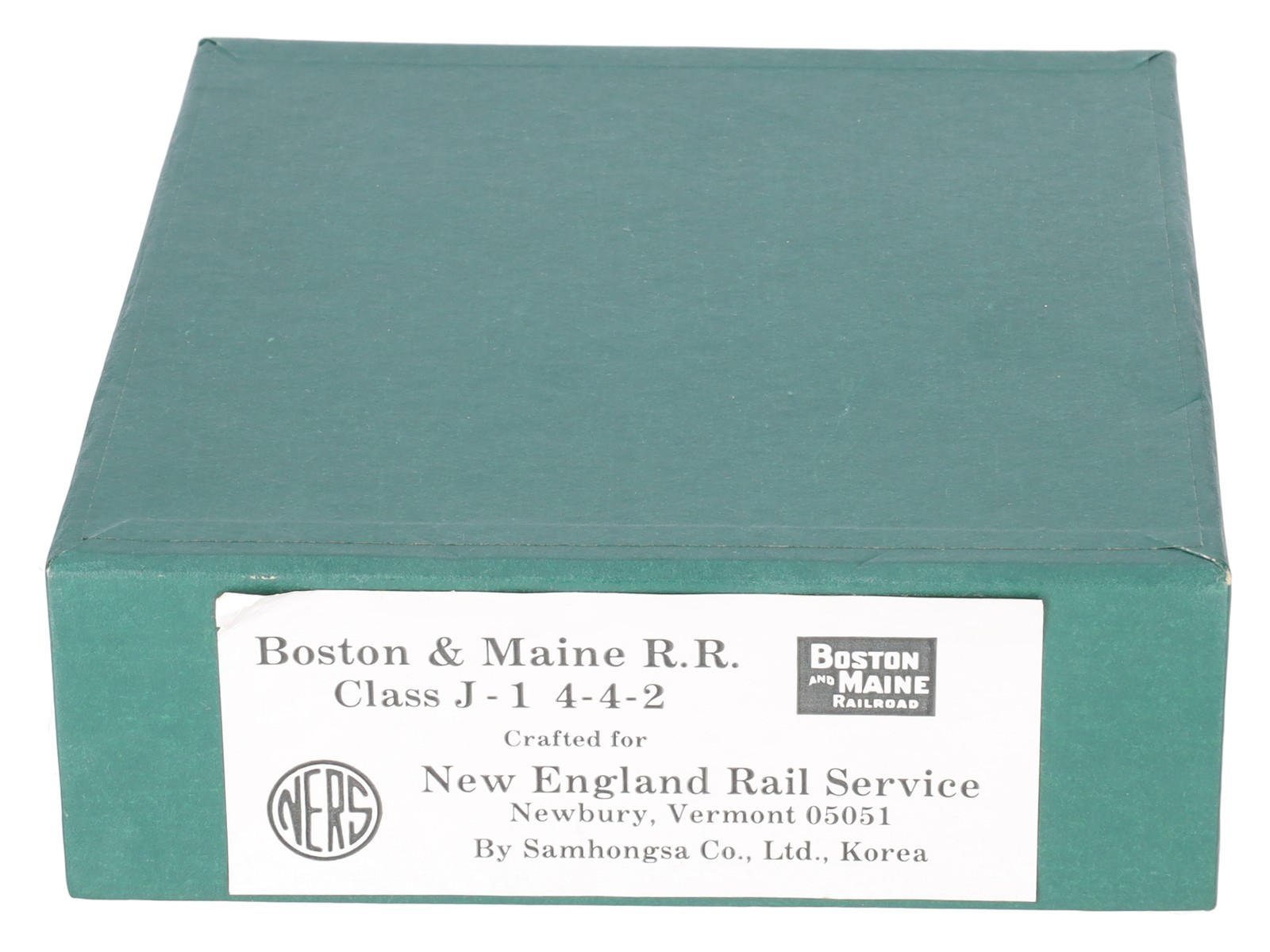 New England Rail Service HO BRASS Class J-1 4-4-2 Steam Loco & Tender- Unpainted