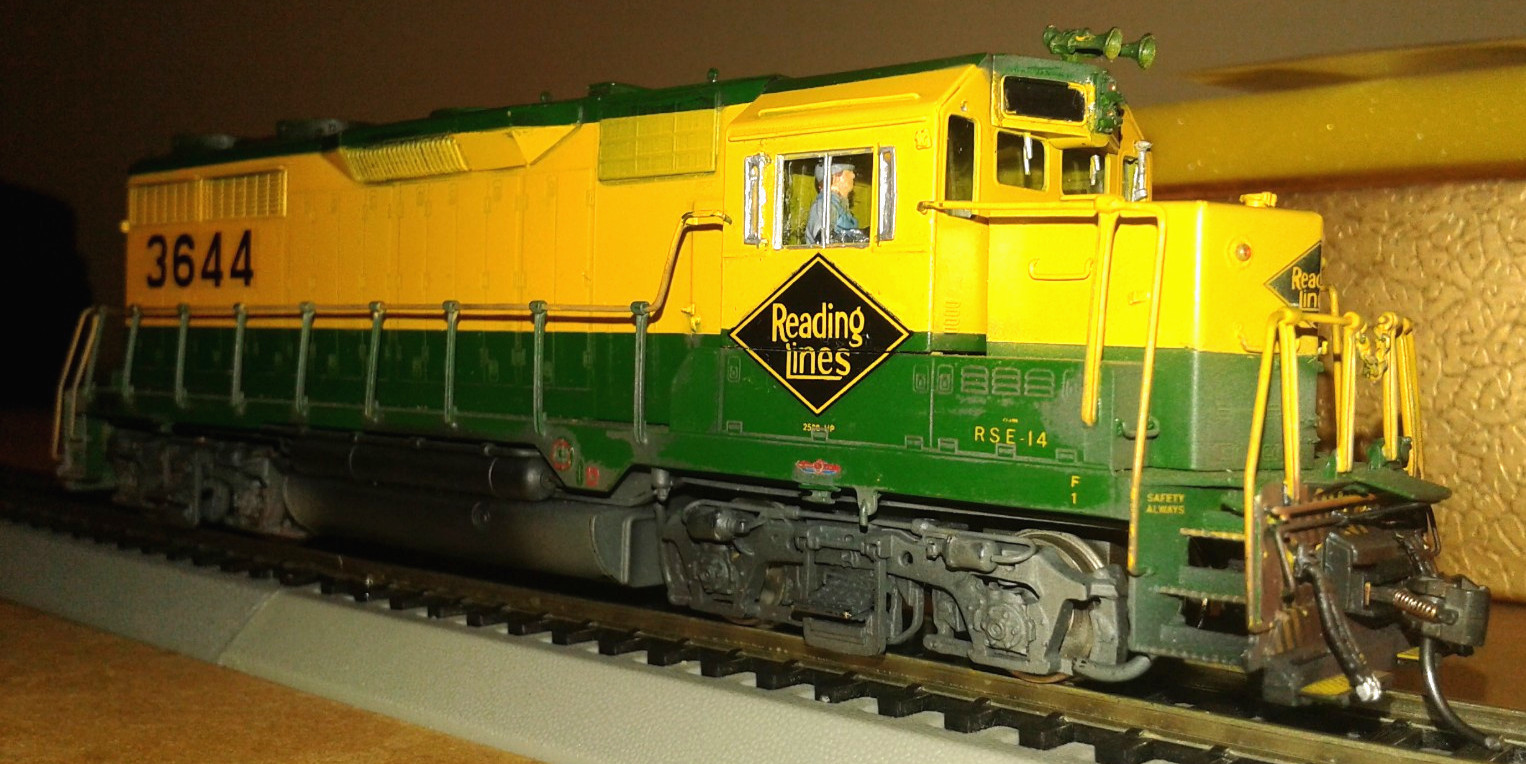 HO SCALE BRASS ORIENTAL LIMITED EMD GP35 READING RDG #3644 DCC