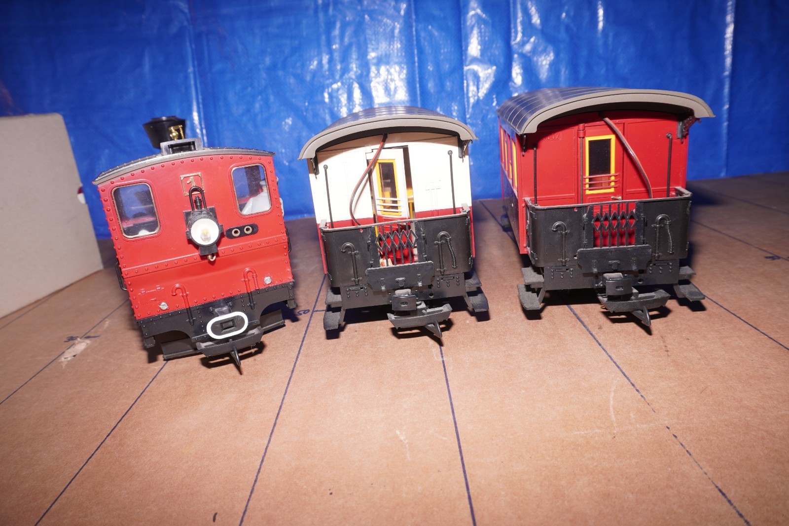 LGB G Steam Locomotive Set Stainz 1, 2 Cars + Track “100 Years Lehmann” OVP