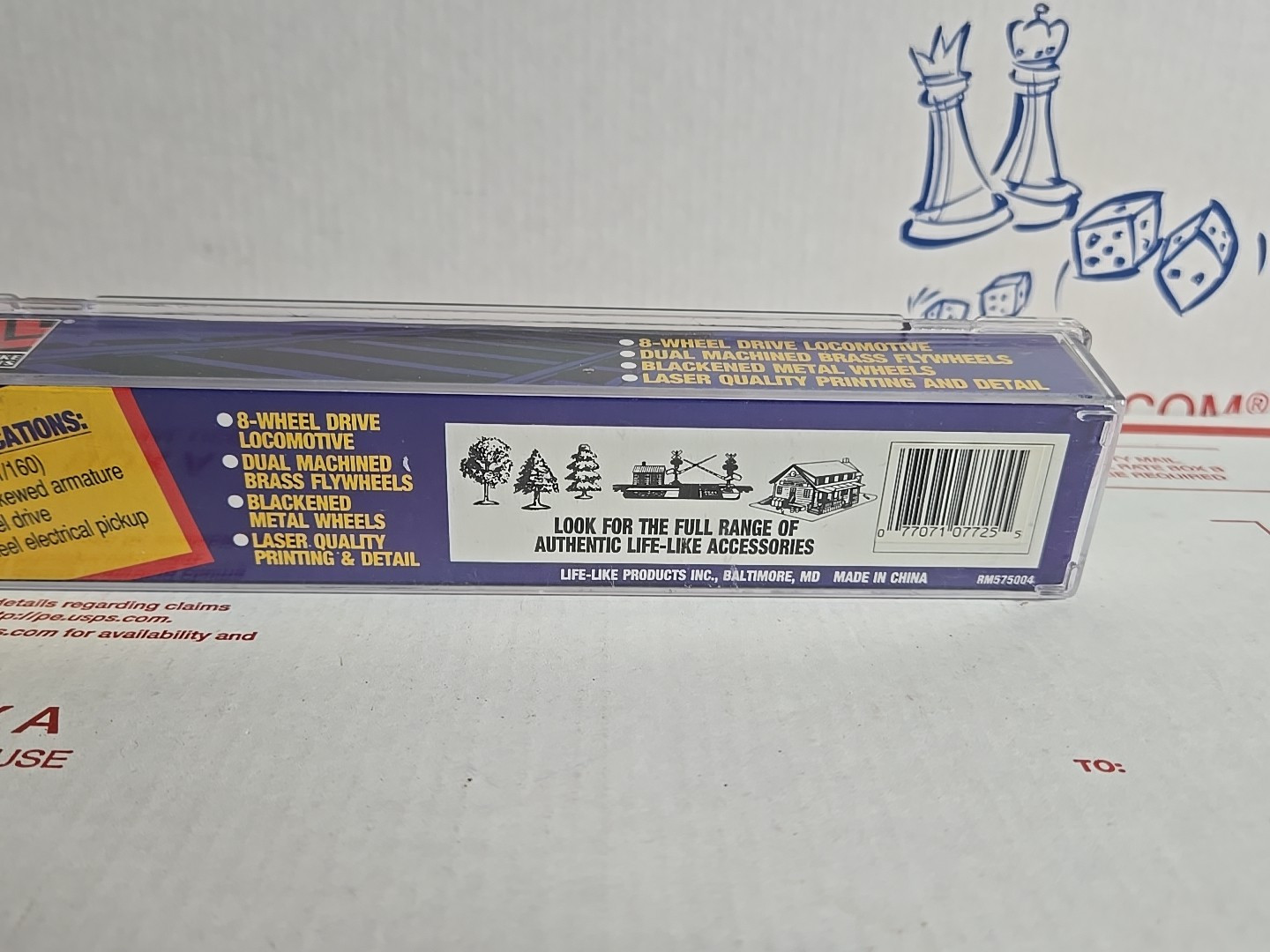 Life Like 7725 N SD7 LOCO MILWAUKEE #2211, N Scale