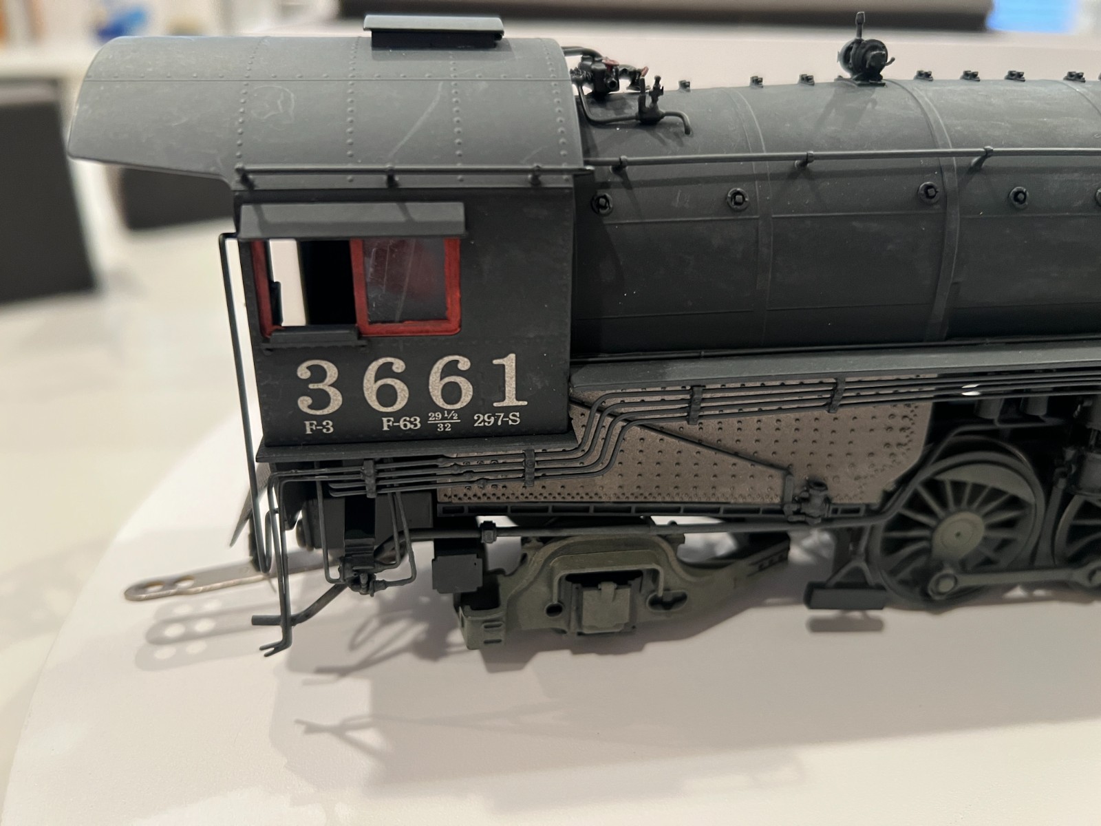3rd Rail Sunset Models O Gauge 2-Rail SP F-Series 2-10-2 #3661 Rod Miller Custom