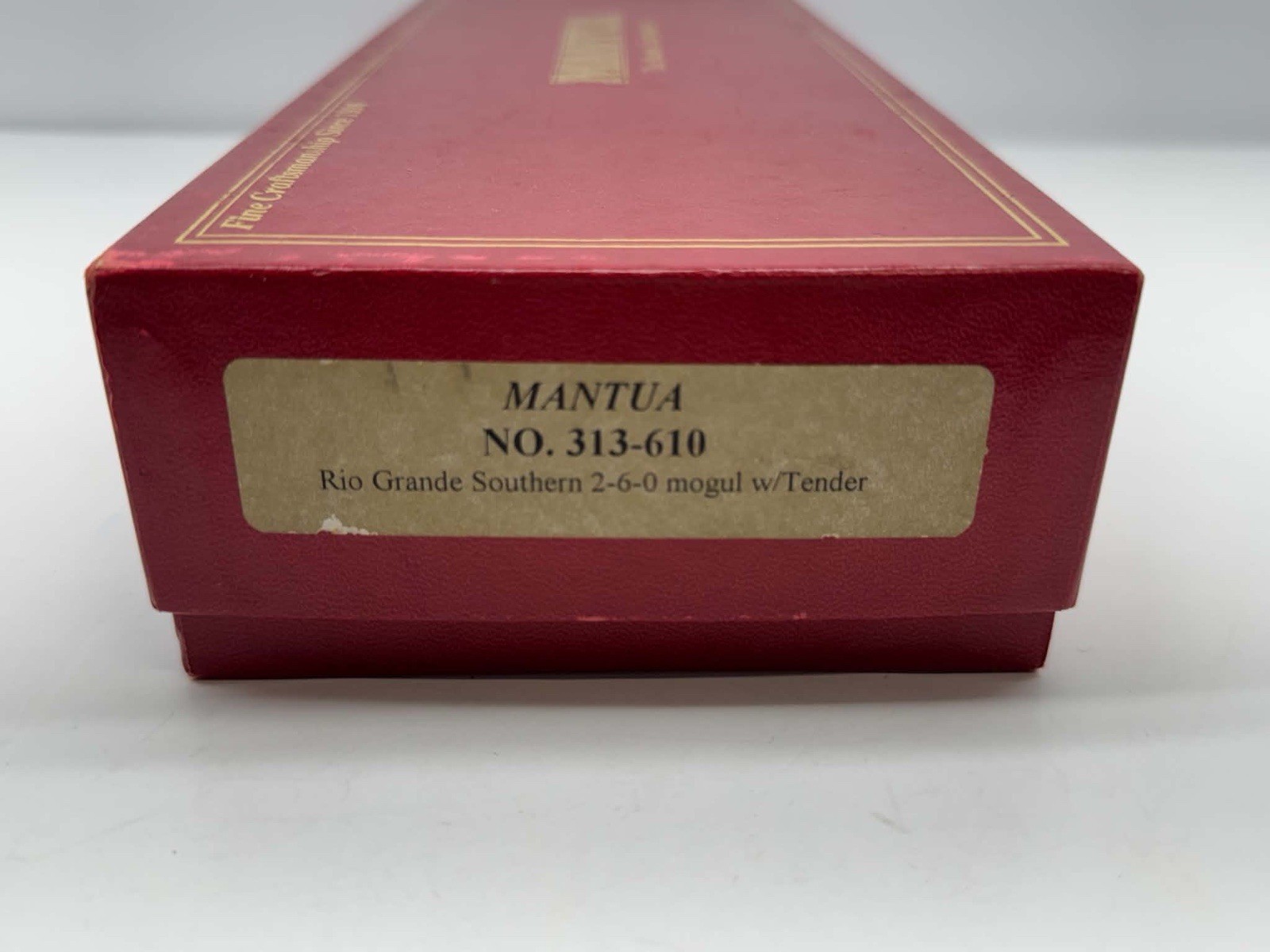 Mantua HO #313-610 Rio Grande Southern 2-6-0 mogul w/ Tender Steam Loco #28