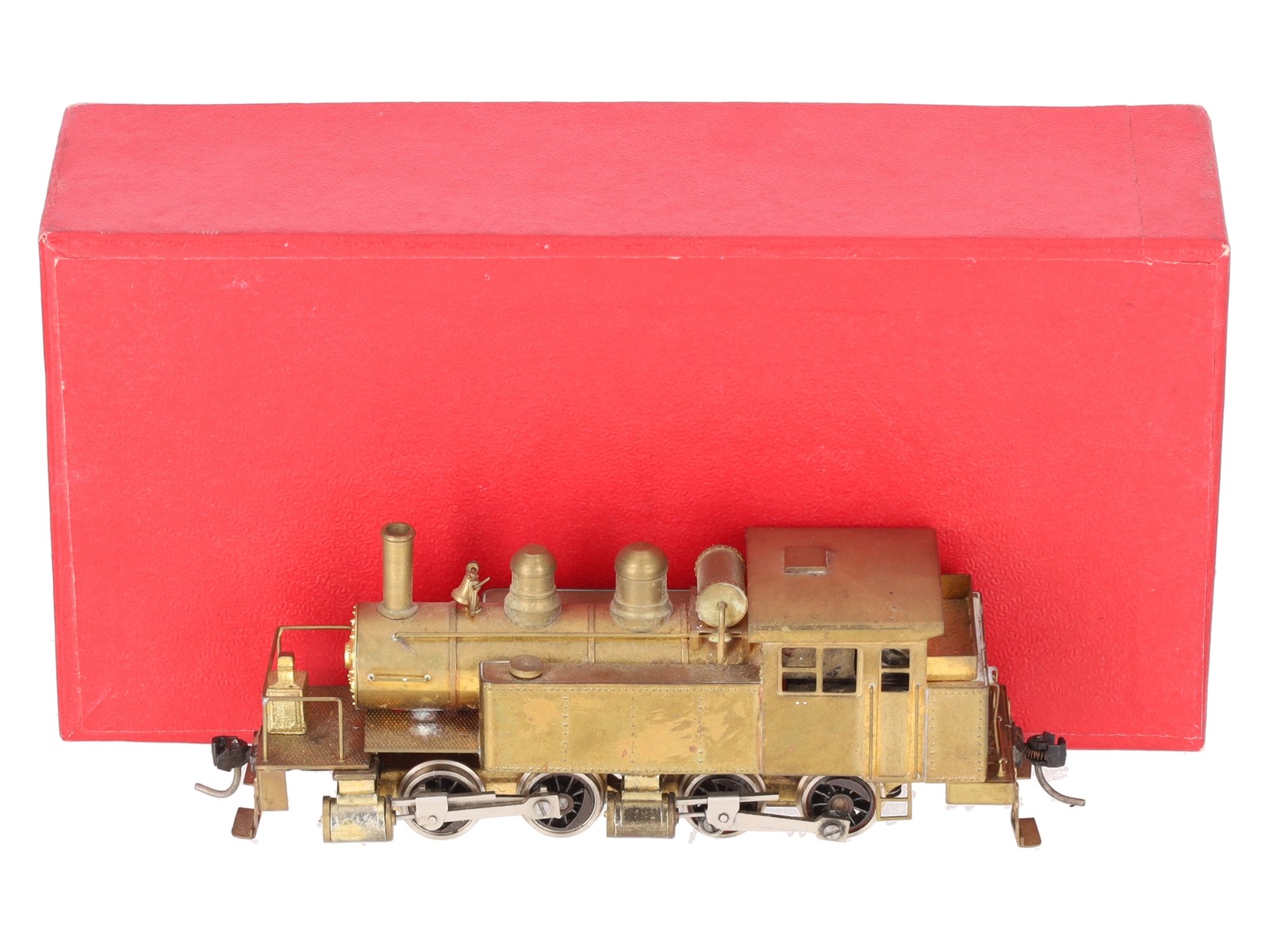 Red Ball HO Brass 0-4-4-0T Logging Locomotive -Unpainted/Box