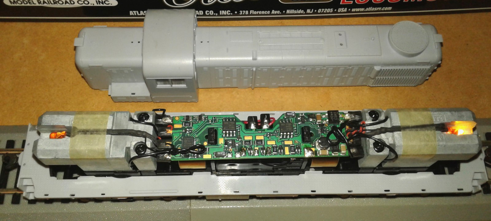 HO SCALE ATLAS ALCO RS3 UNDECORATED DCC TCS T6X