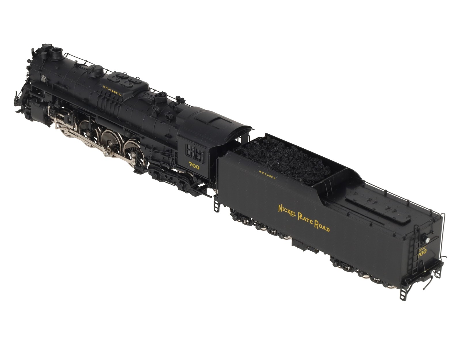 Precision Scale 16626-1 HO BRASS Nickel Plate Road 2-8-4 Steam Loco & Tender#700