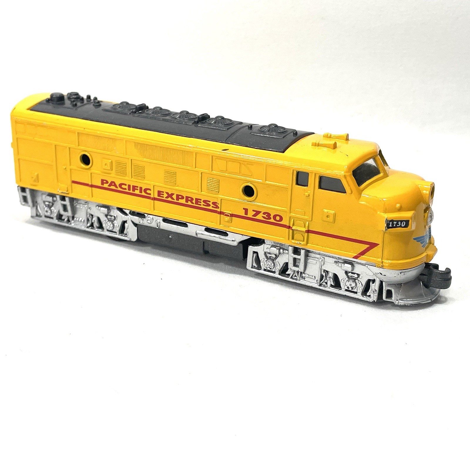 Pacific Express 1730 Pull Back Train Locomotive Engine Toysmith Toy Vintage