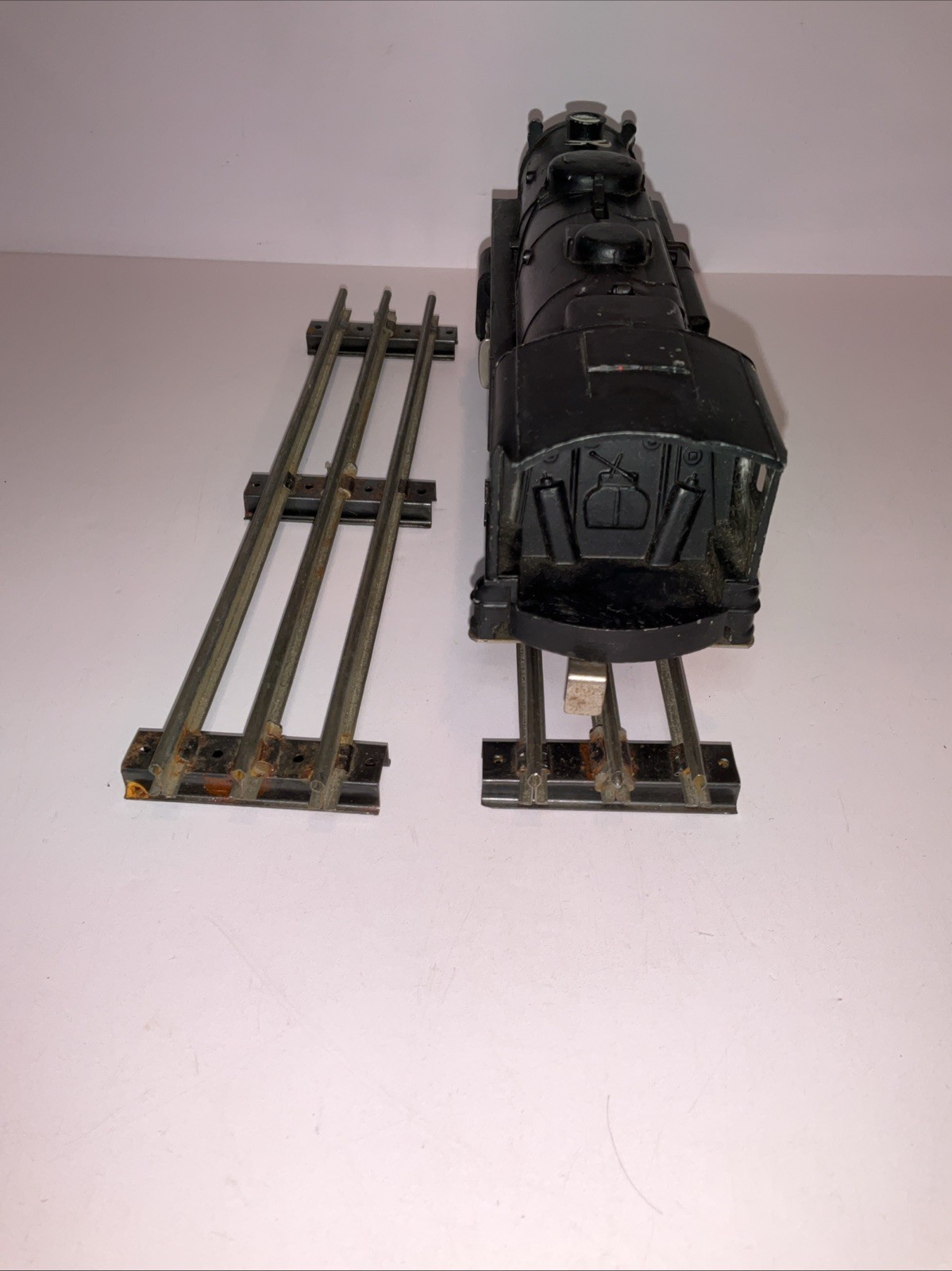Vintage Toy Train Locomotive #6110 w/ Track – Untested