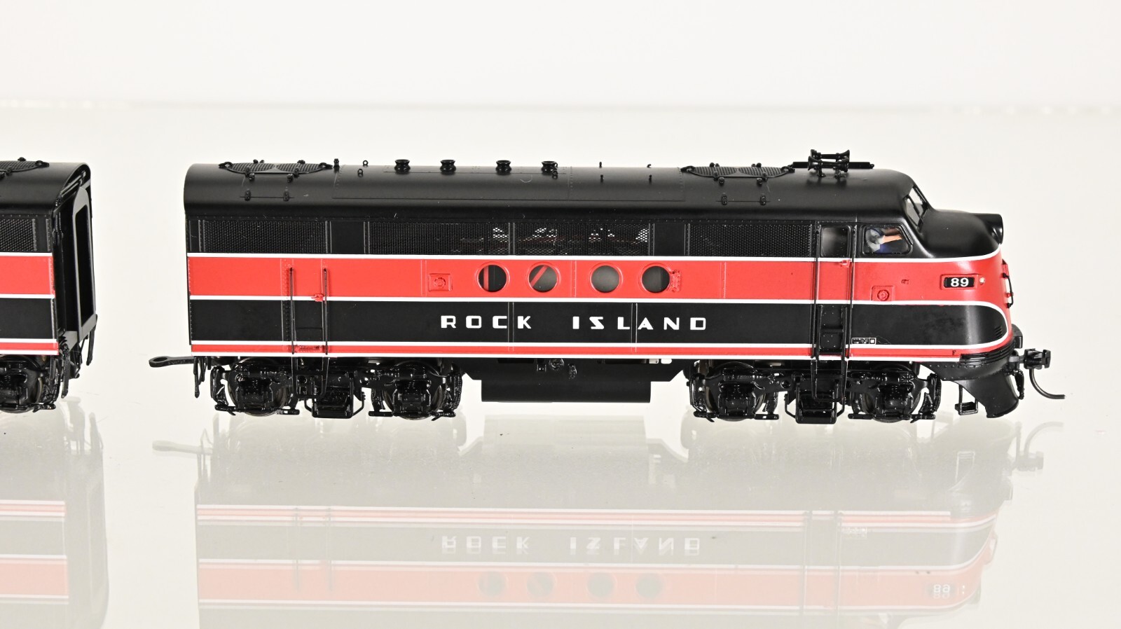 Division Point Brass EMC FT A/B set Rock Island 89 HO scale