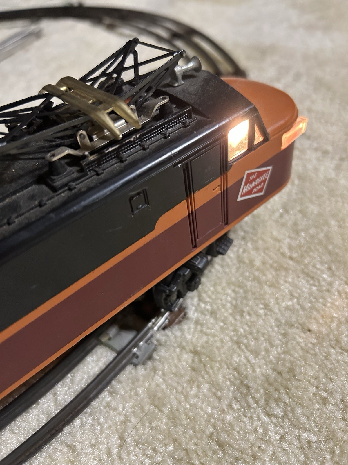Lionel Milwaukee Road Electric Locomotive Vintage Train 8558 No Box Tested Works