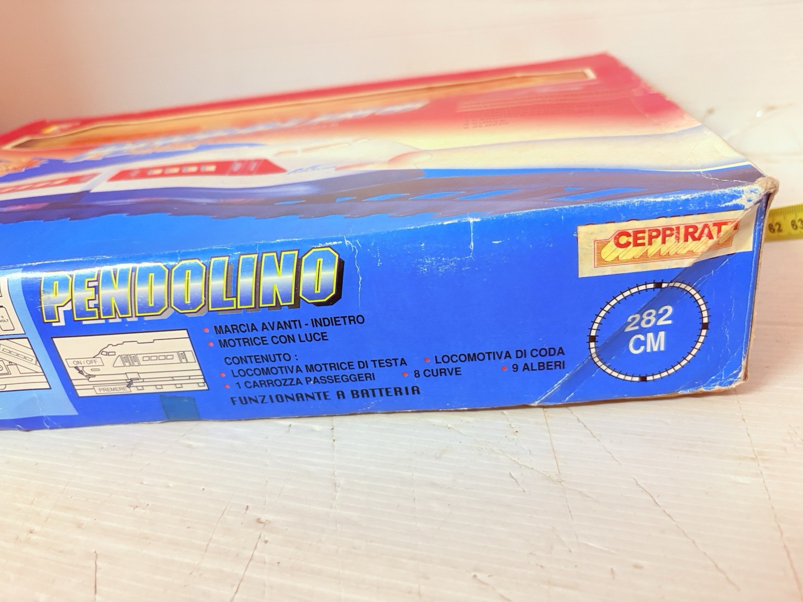 Battery Pendolino Lima Vintage Train Set New Never Used