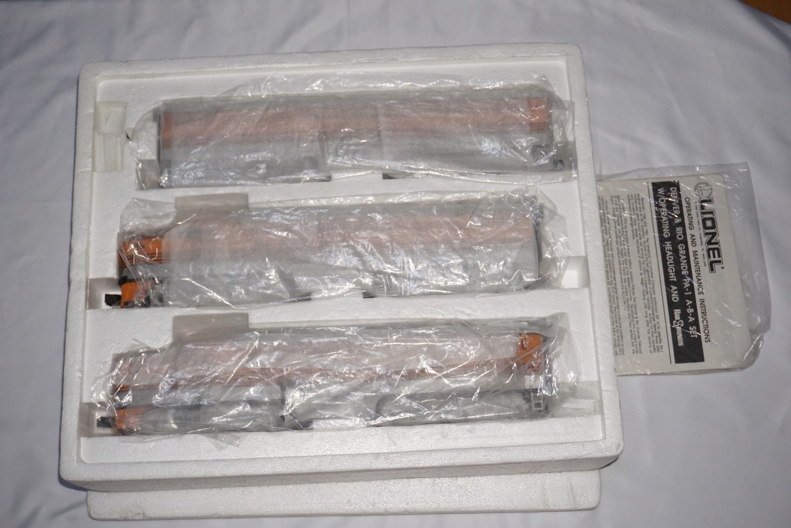 Lionel Denver & Rio Grande PA-1 A-B-A Train Set NEW